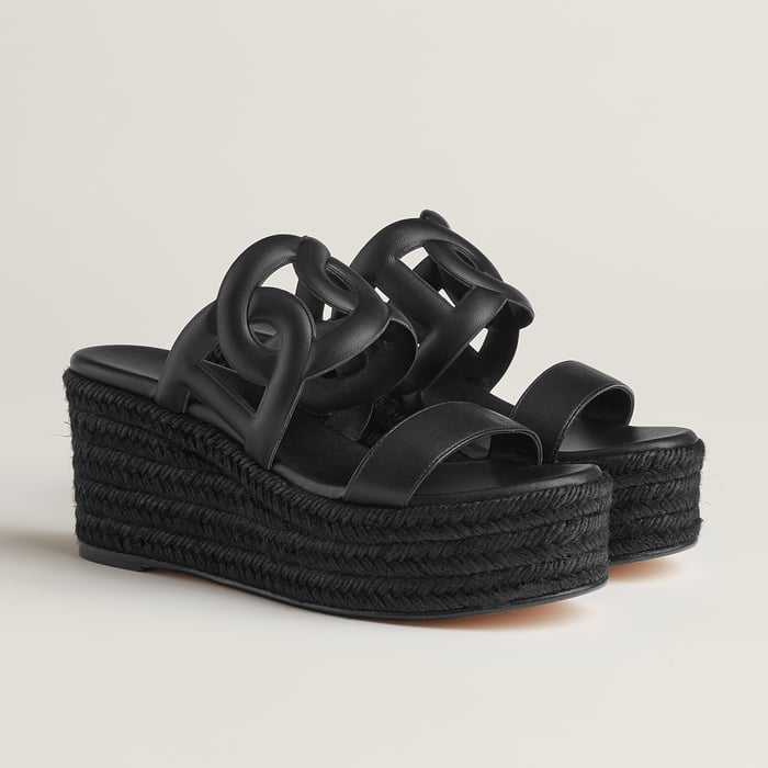 Noir Ithea 30 Espadrille
