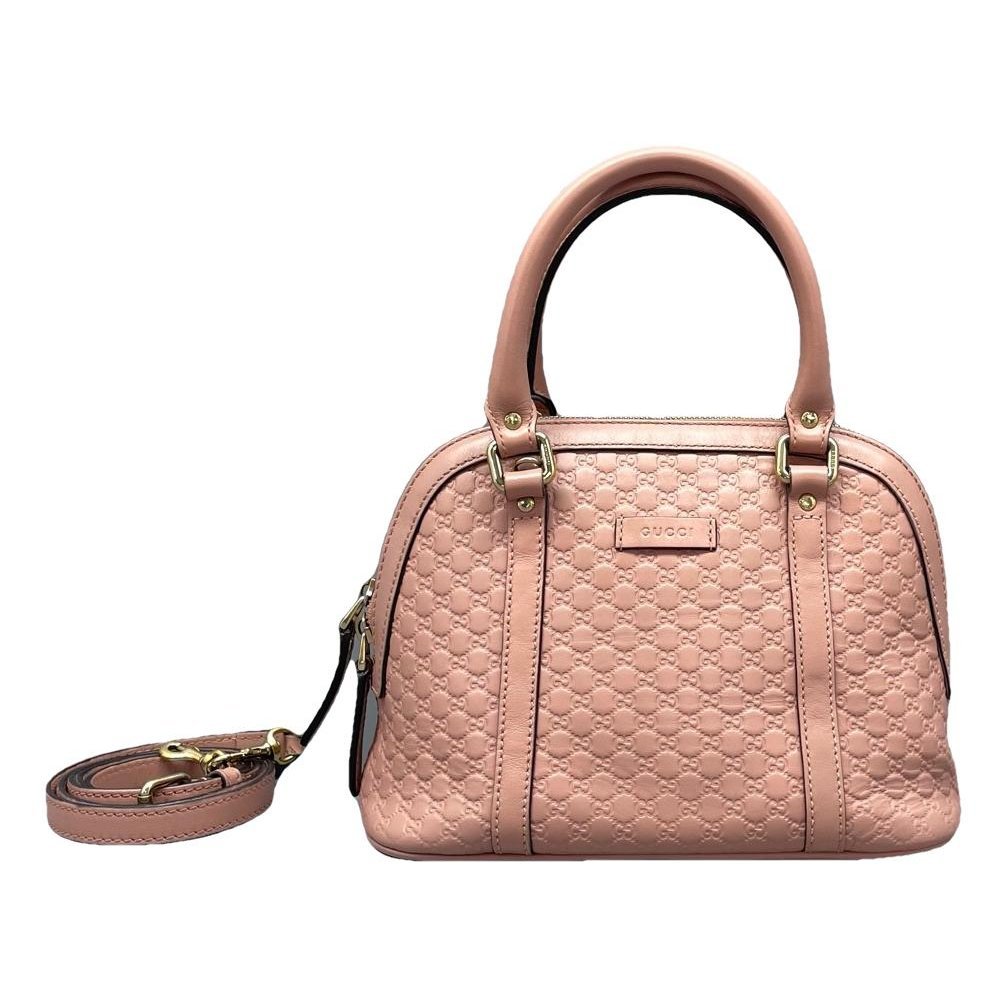 Dôme leather handbag
