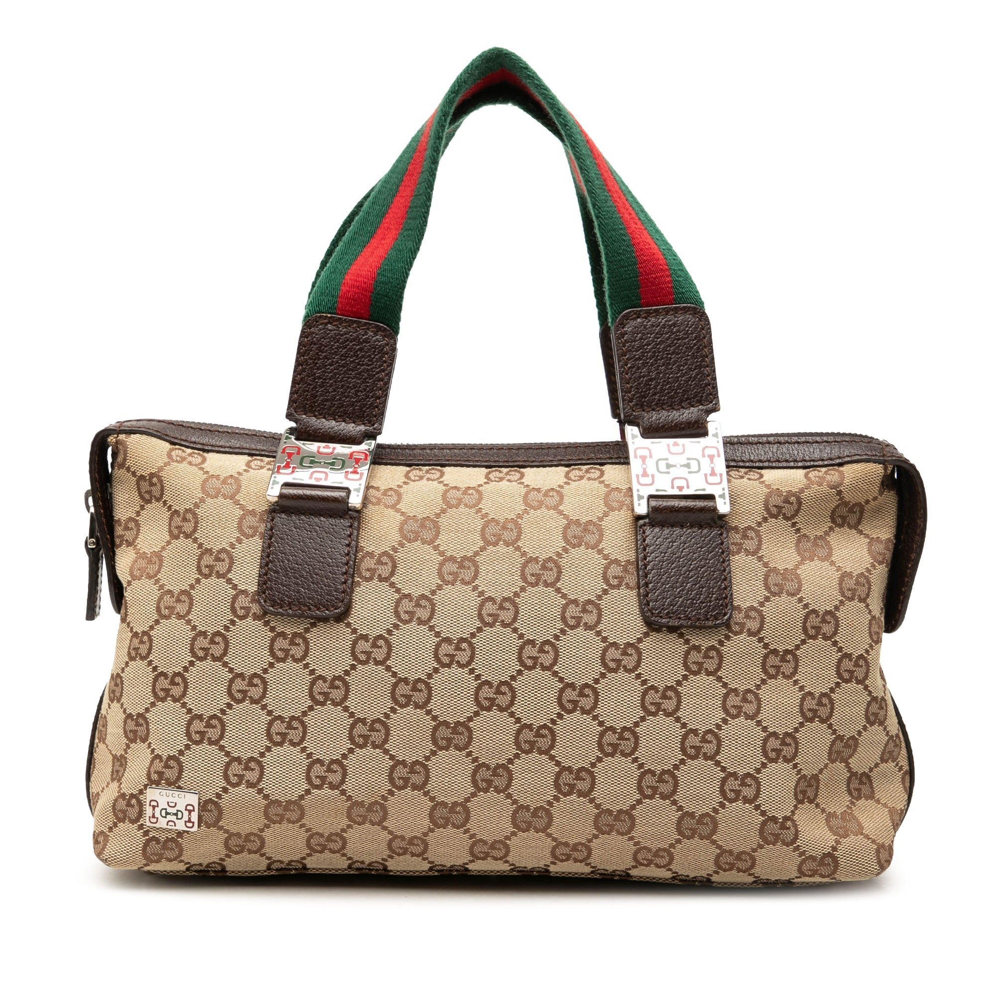 Gucci B leather handbag