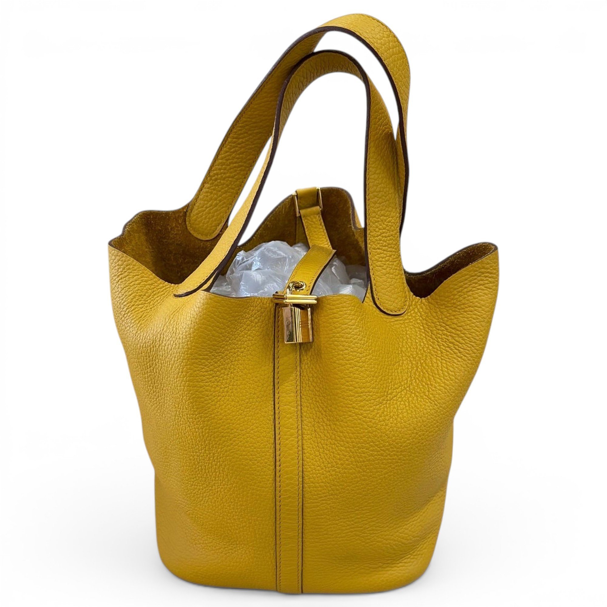 Picotin leather handbag