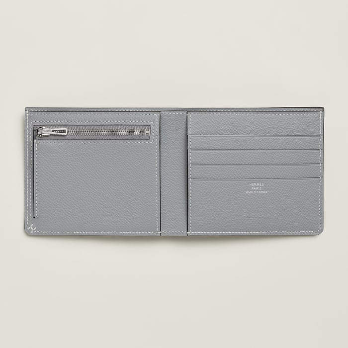 Gris Pantin H Sellier Compact Wallet
