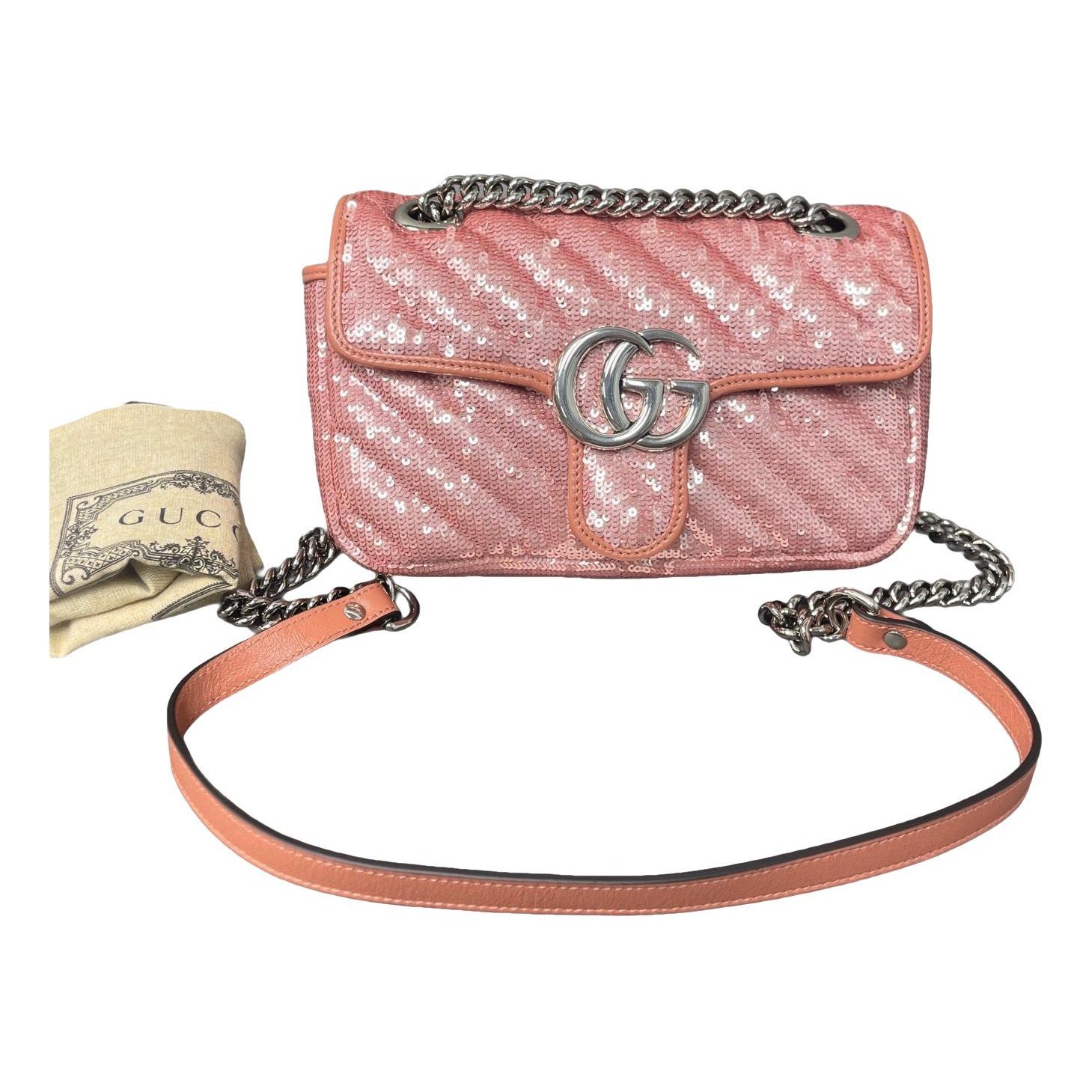 Marmont glitter crossbody bag