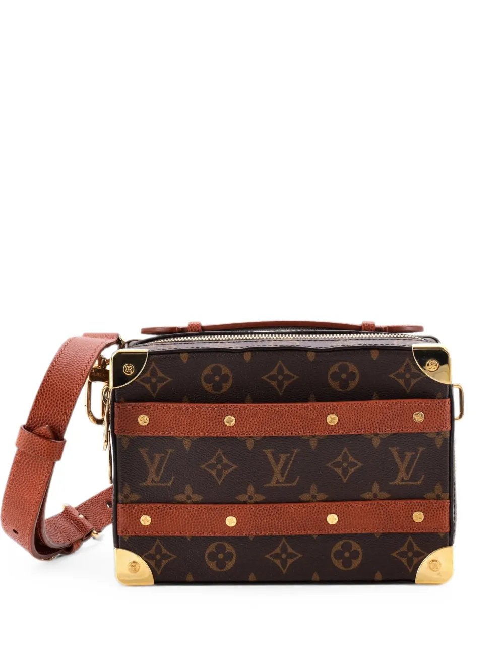 x NBA Handle Trunk Bag Monogram Canvas crossbody bag