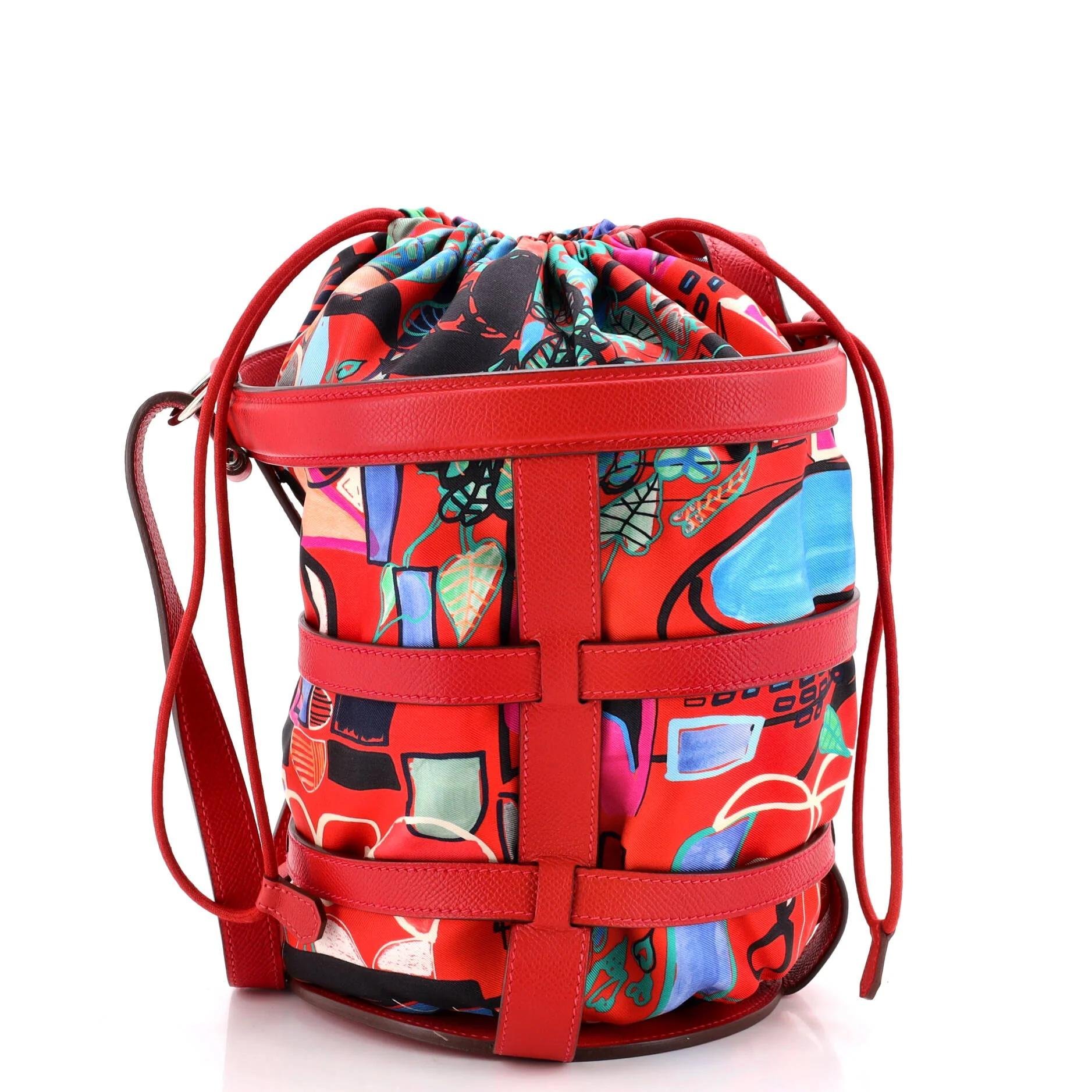 Silk handbag