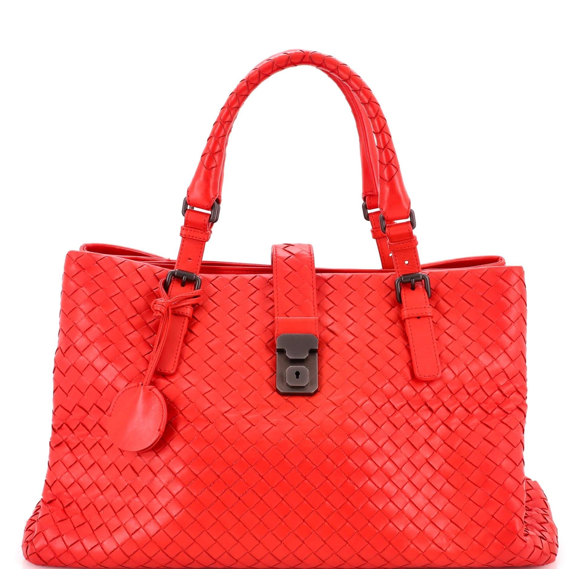 Leather tote