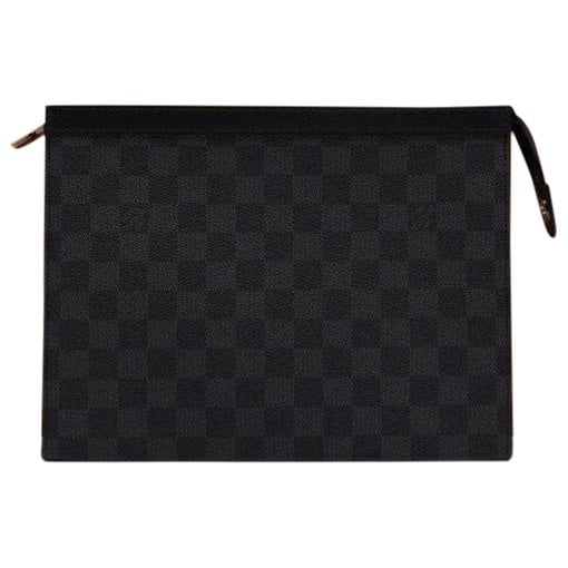 Leather clutch bag