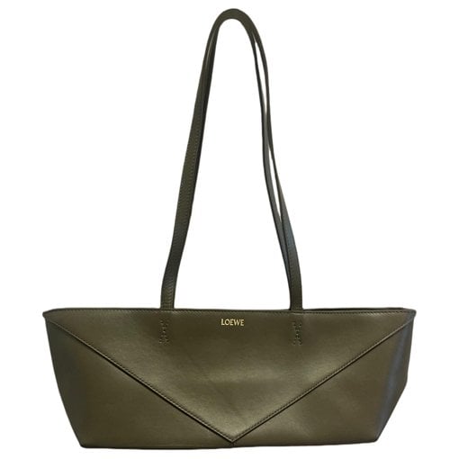 Puzzle Fold leather handbag