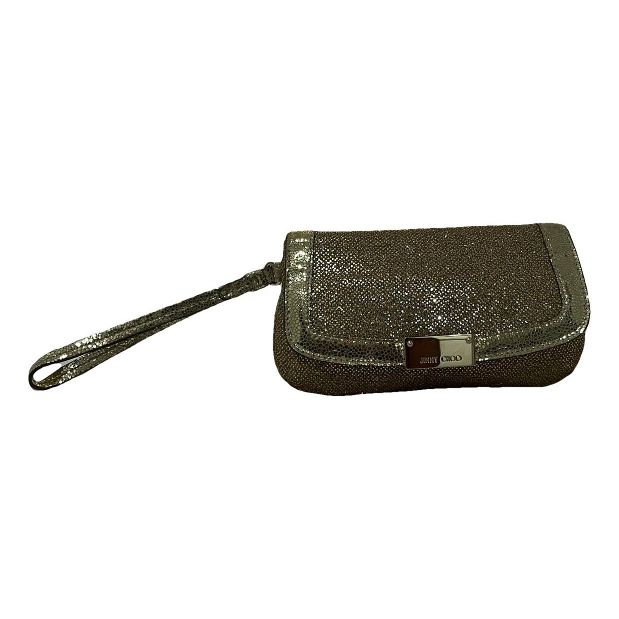 Glitter clutch bag