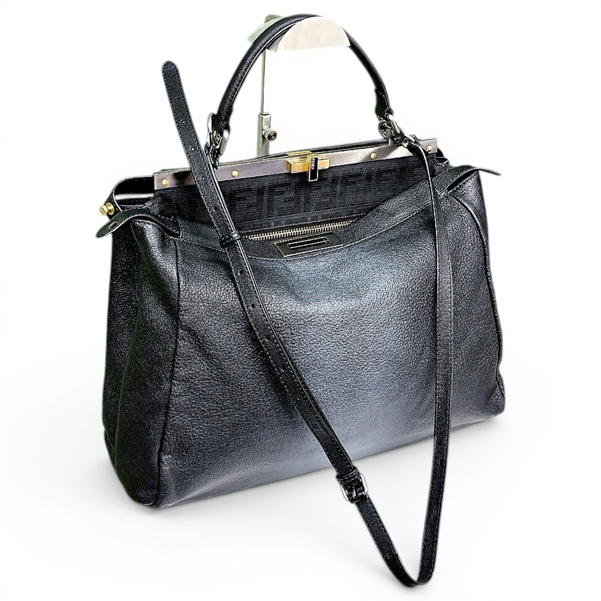 Leather handbag
