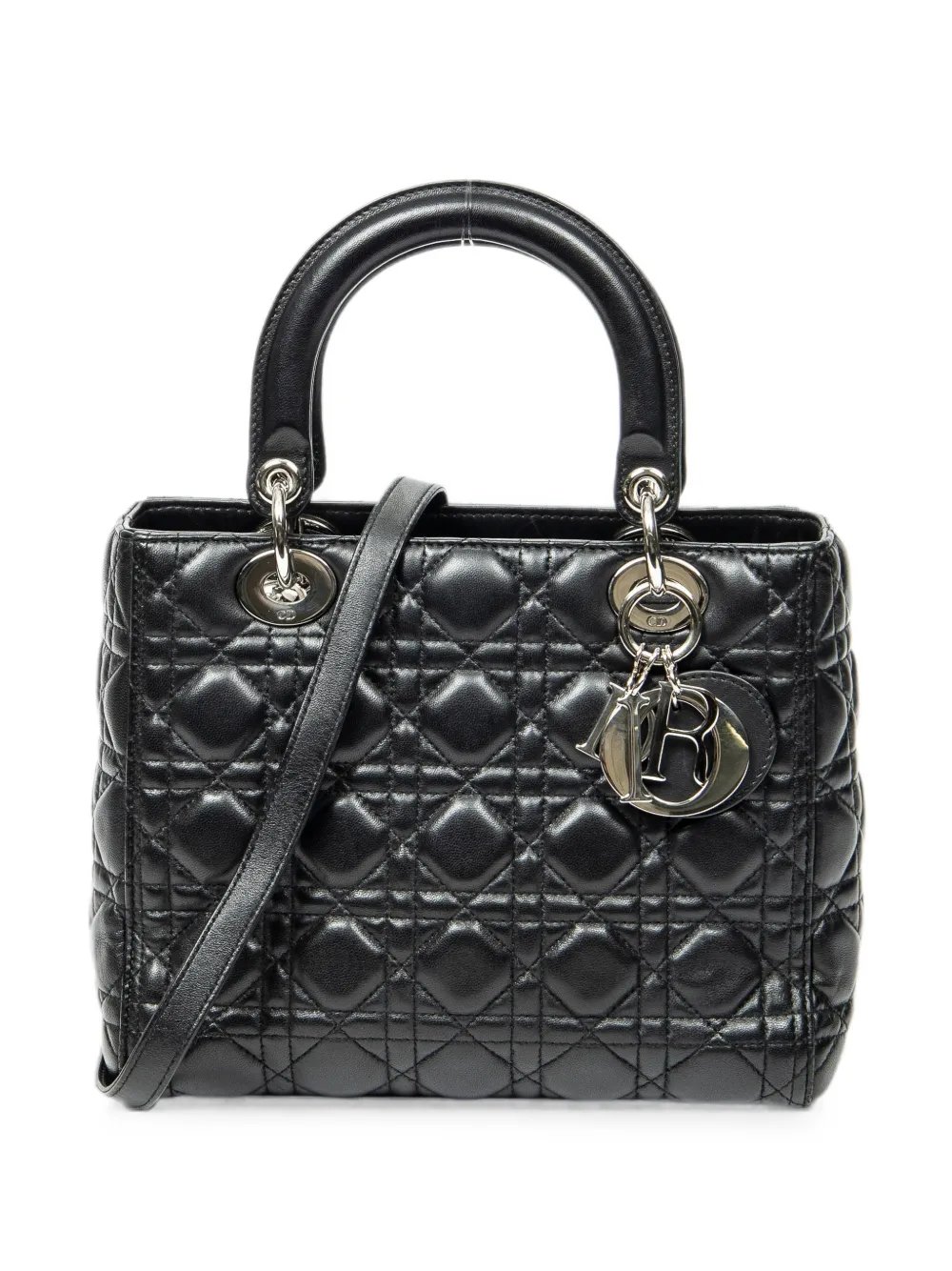Lady Dior Cannage two-way bag