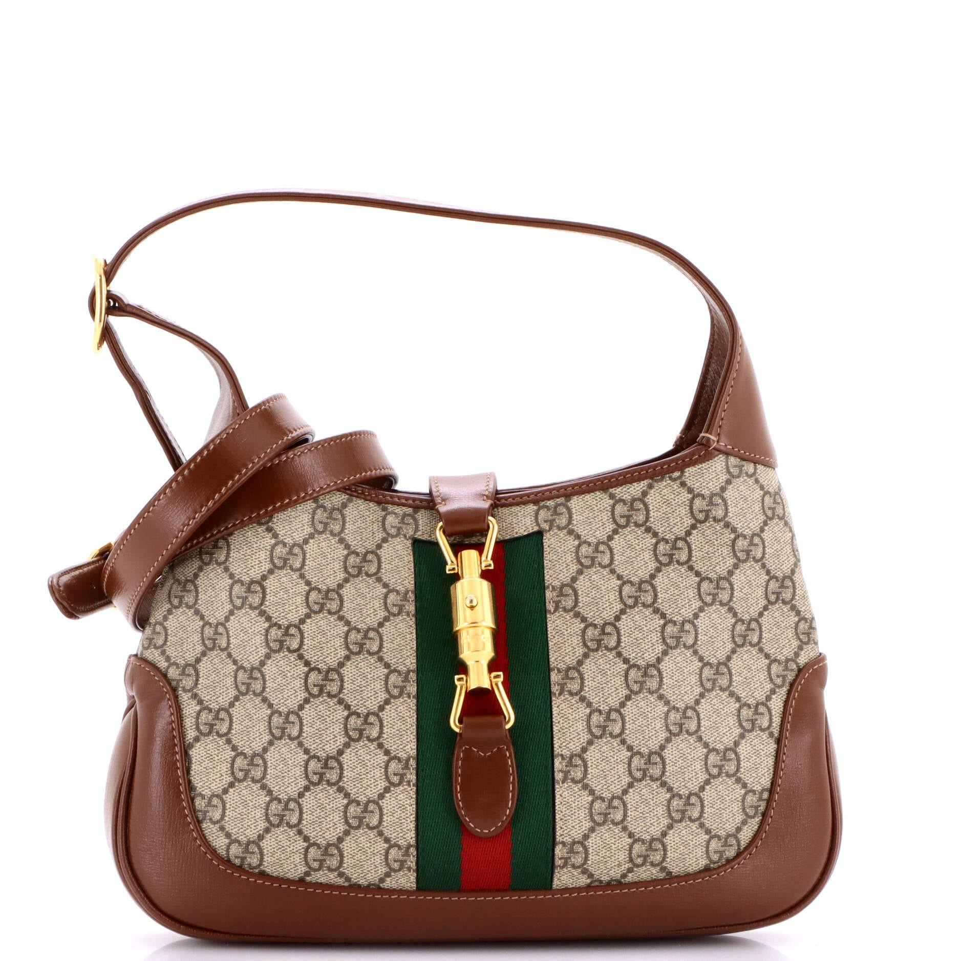 Jackie 1961 Hobo GG Coated Canvas Small