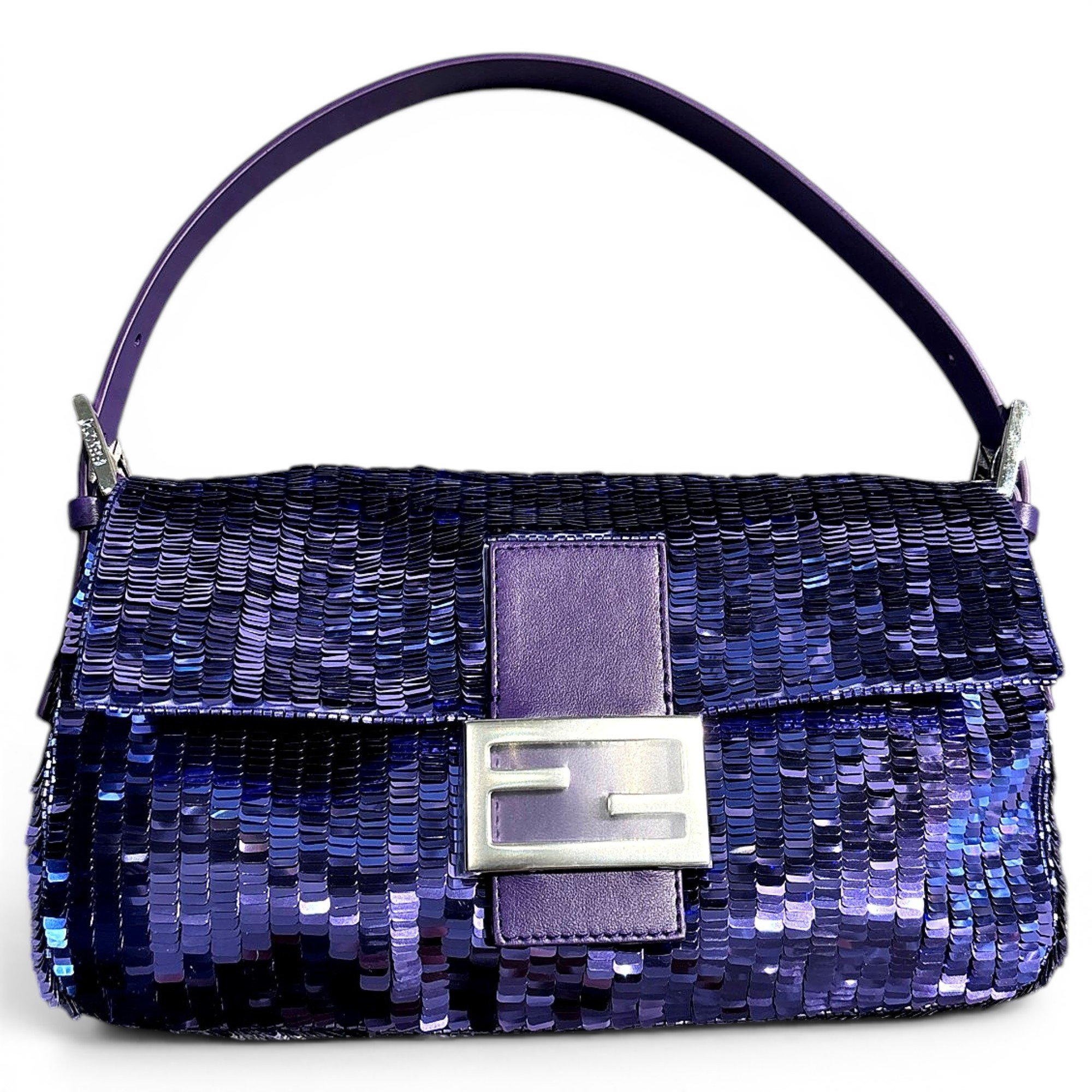 Baguette leather handbag