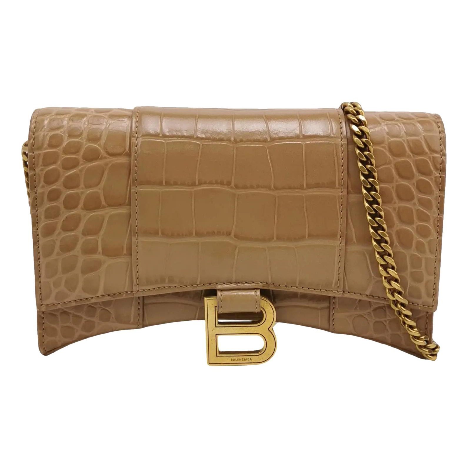 Balenciaga Hourglass leather crossbody bag