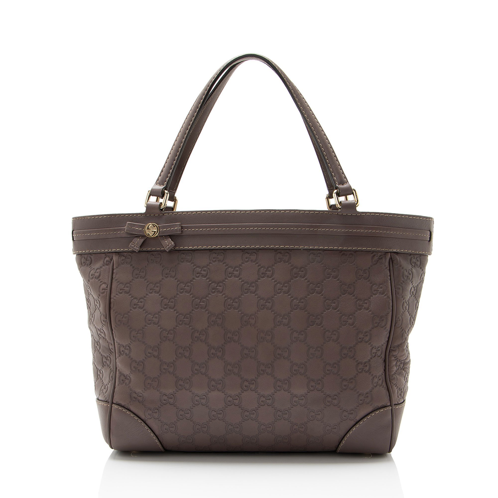 Leather tote