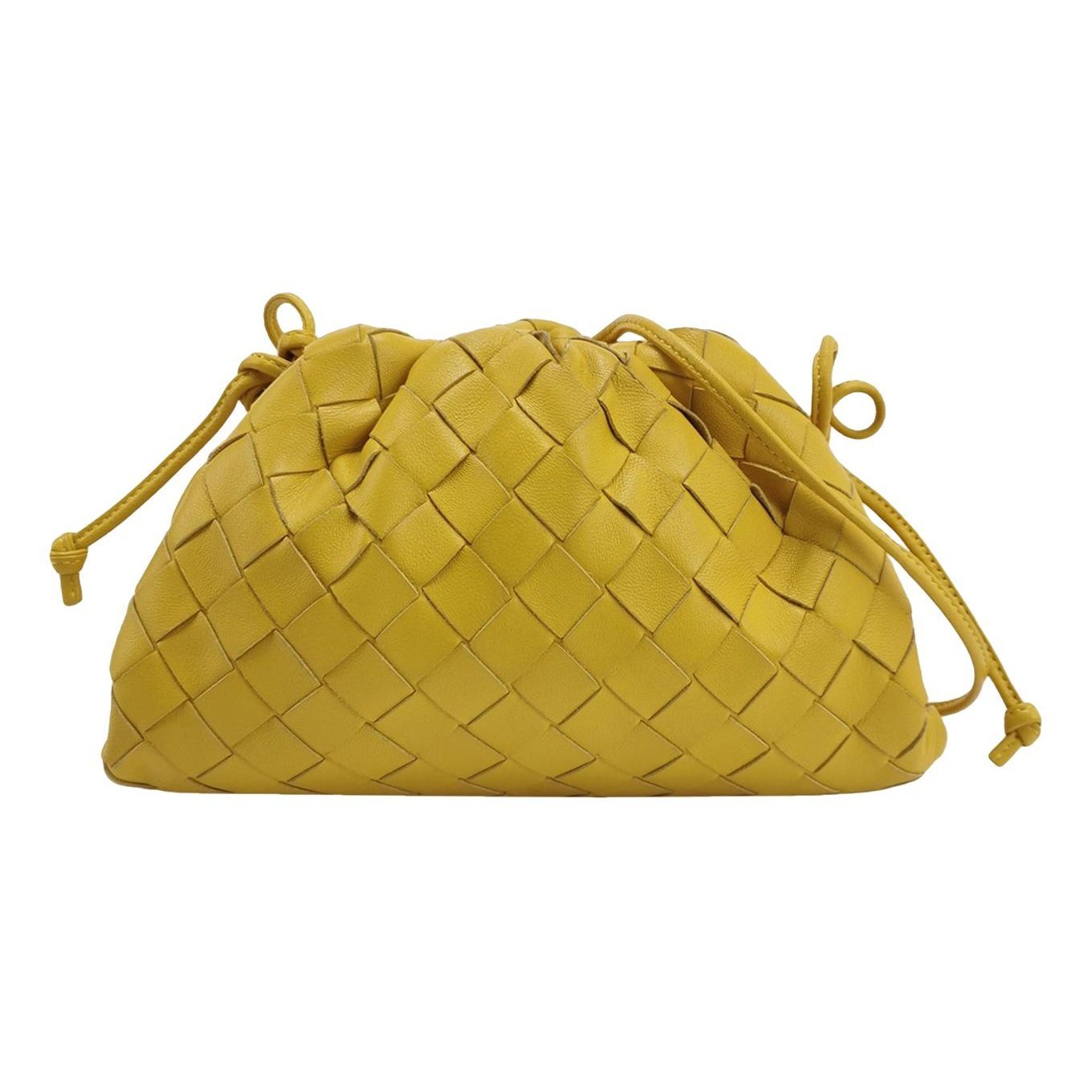 Pouch leather crossbody bag