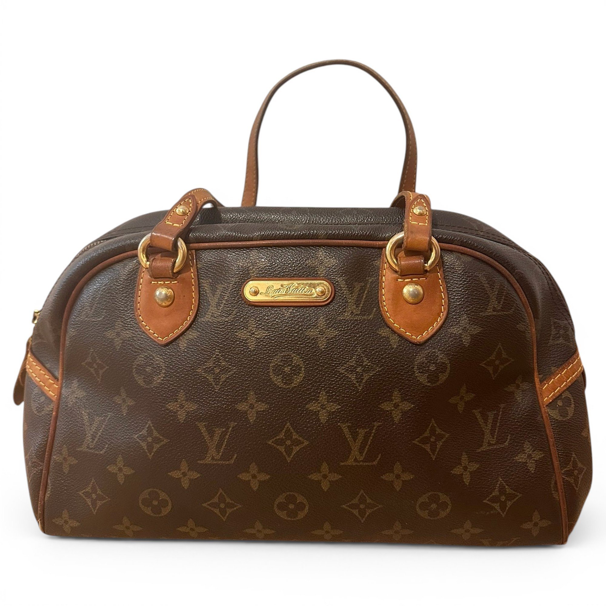 Montorgueil leather handbag