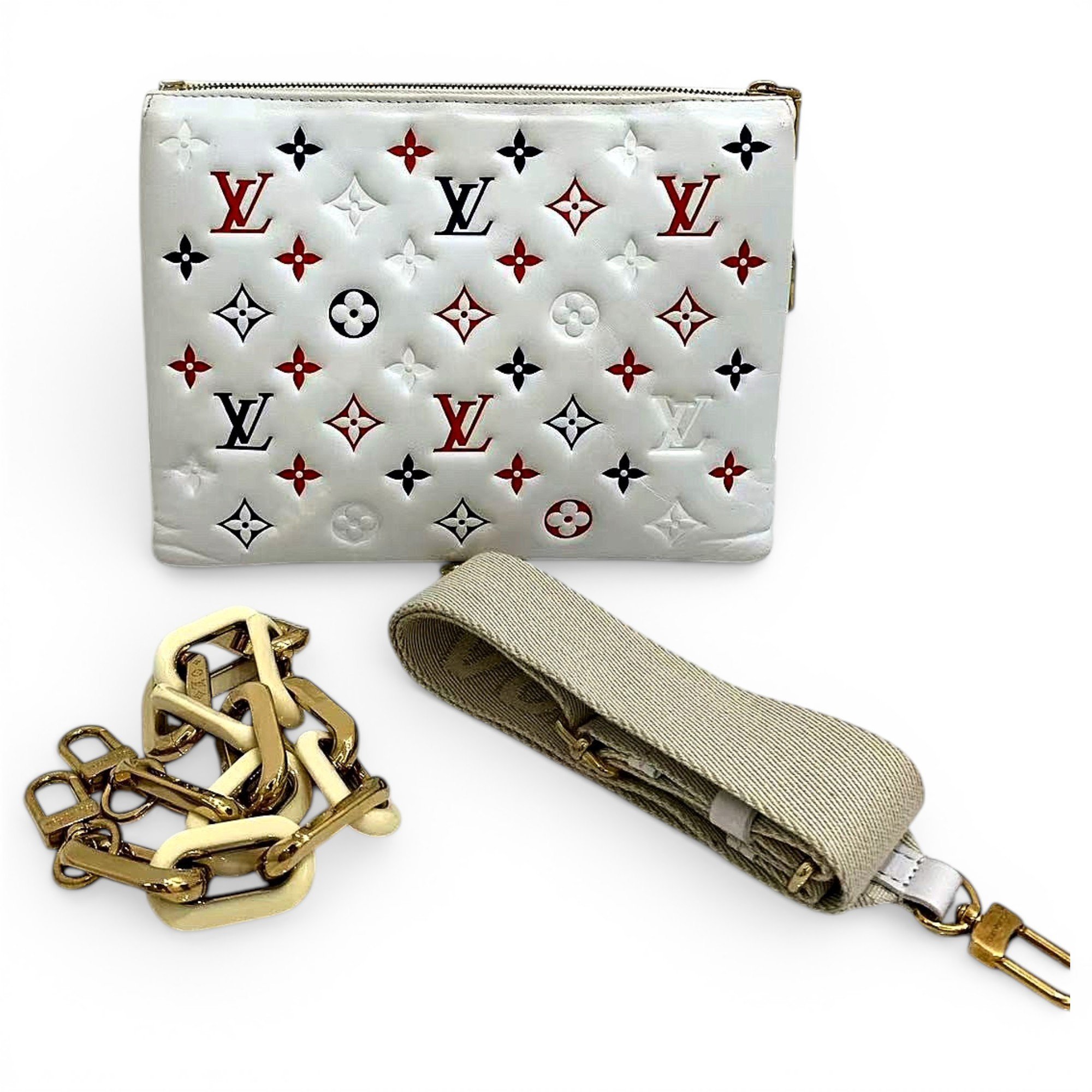 Coussin leather handbag