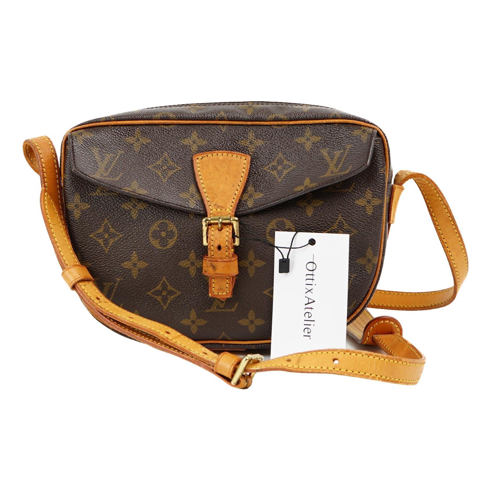 Jeune fille leather crossbody bag