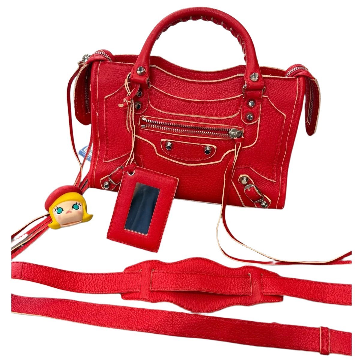 Leather mini bag