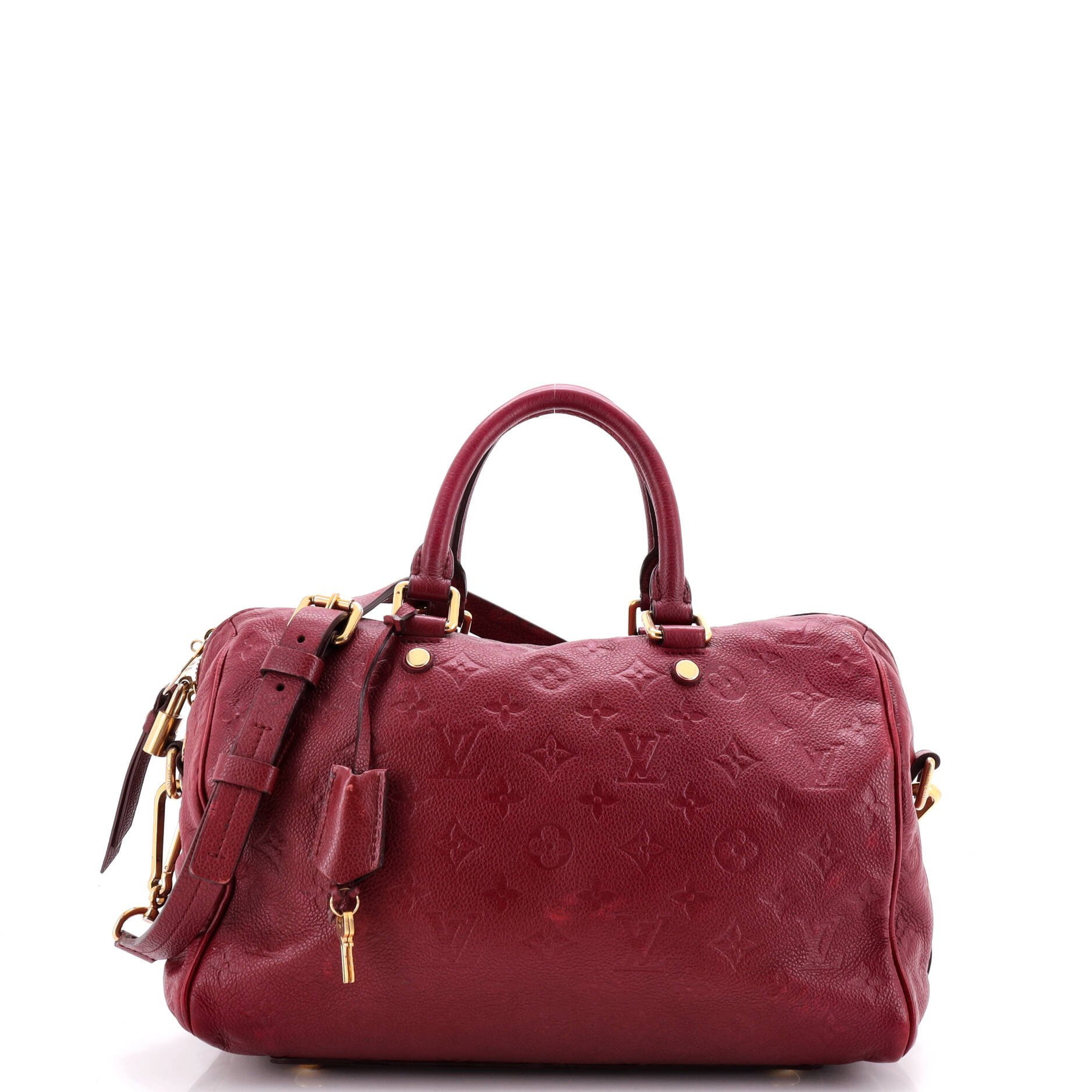Speedy Bandouliere Bag Monogram Empreinte Leather 30