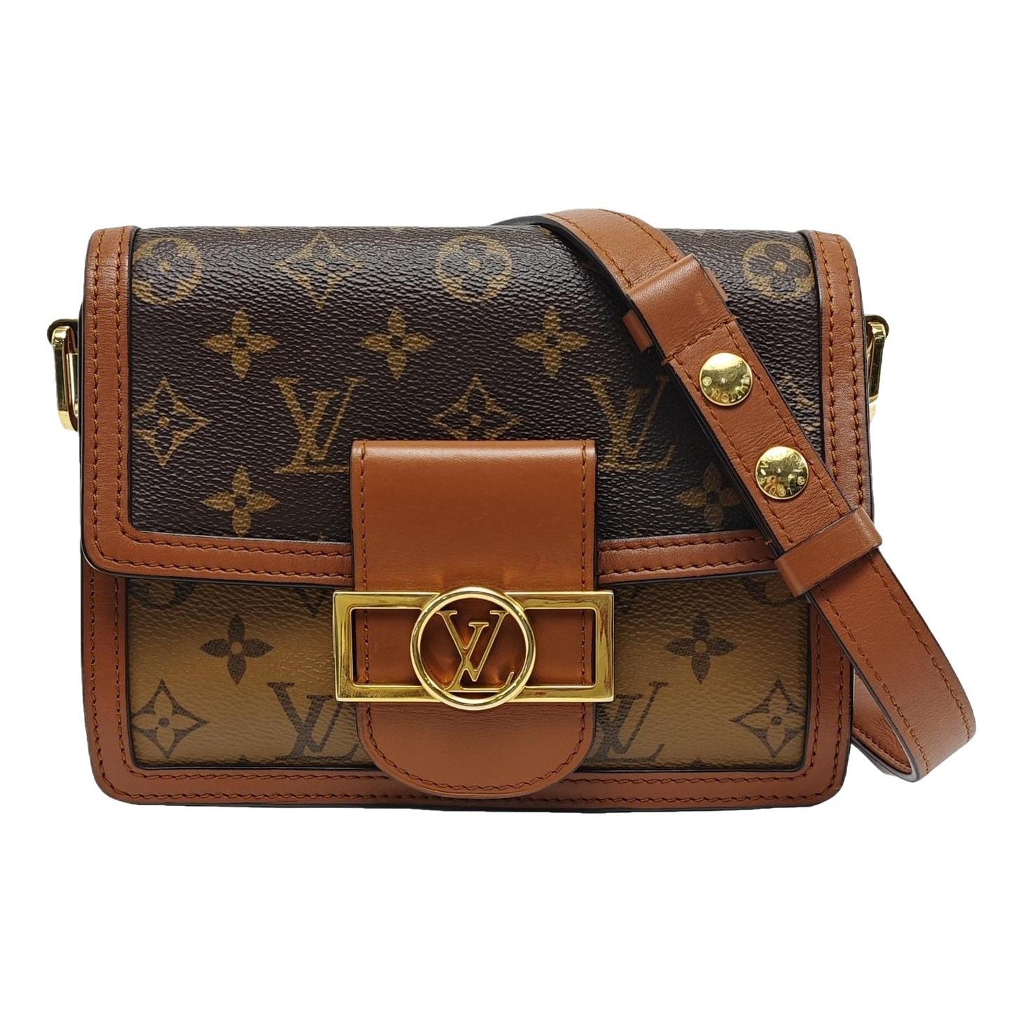 Dauphine leather handbag