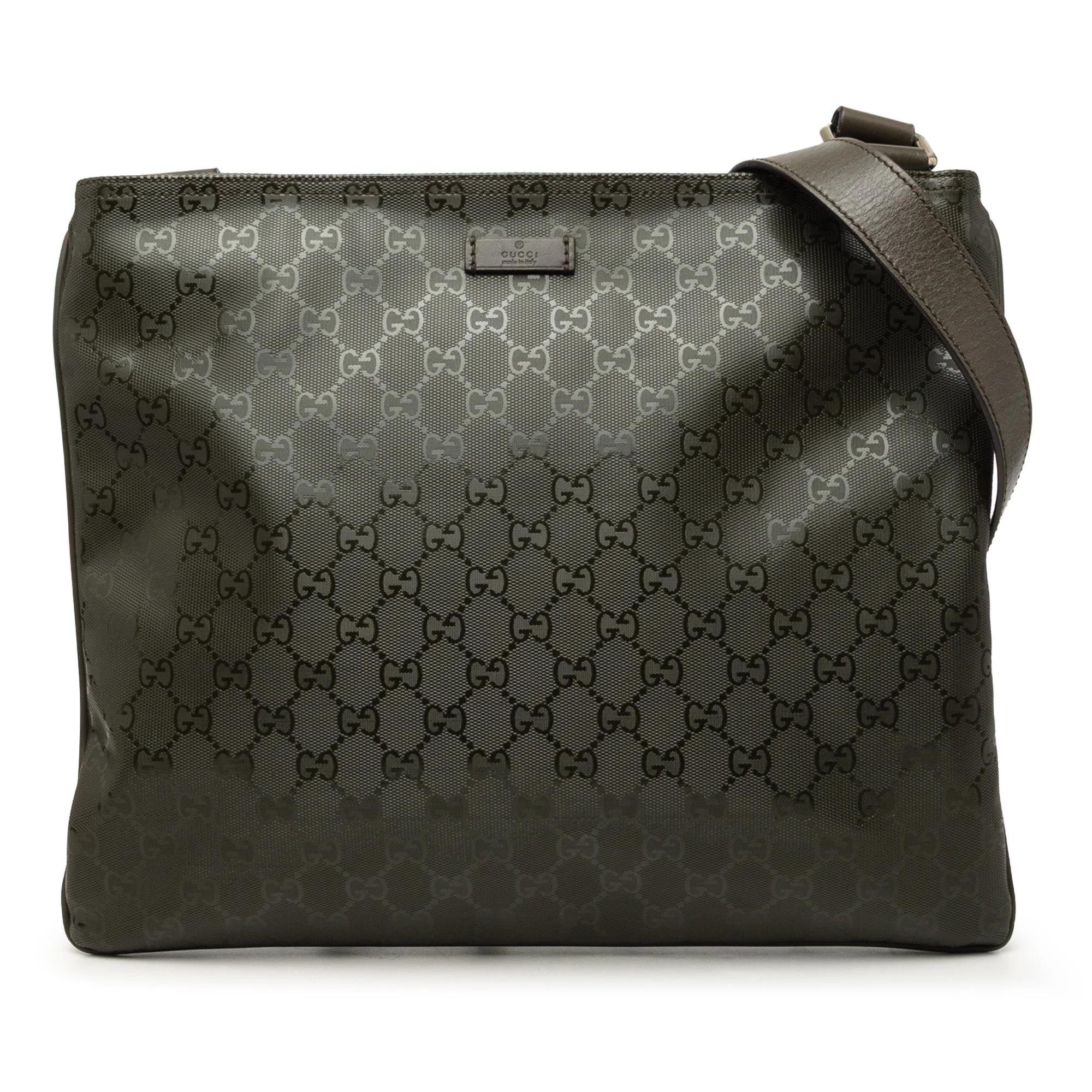 Gucci B leather crossbody bag