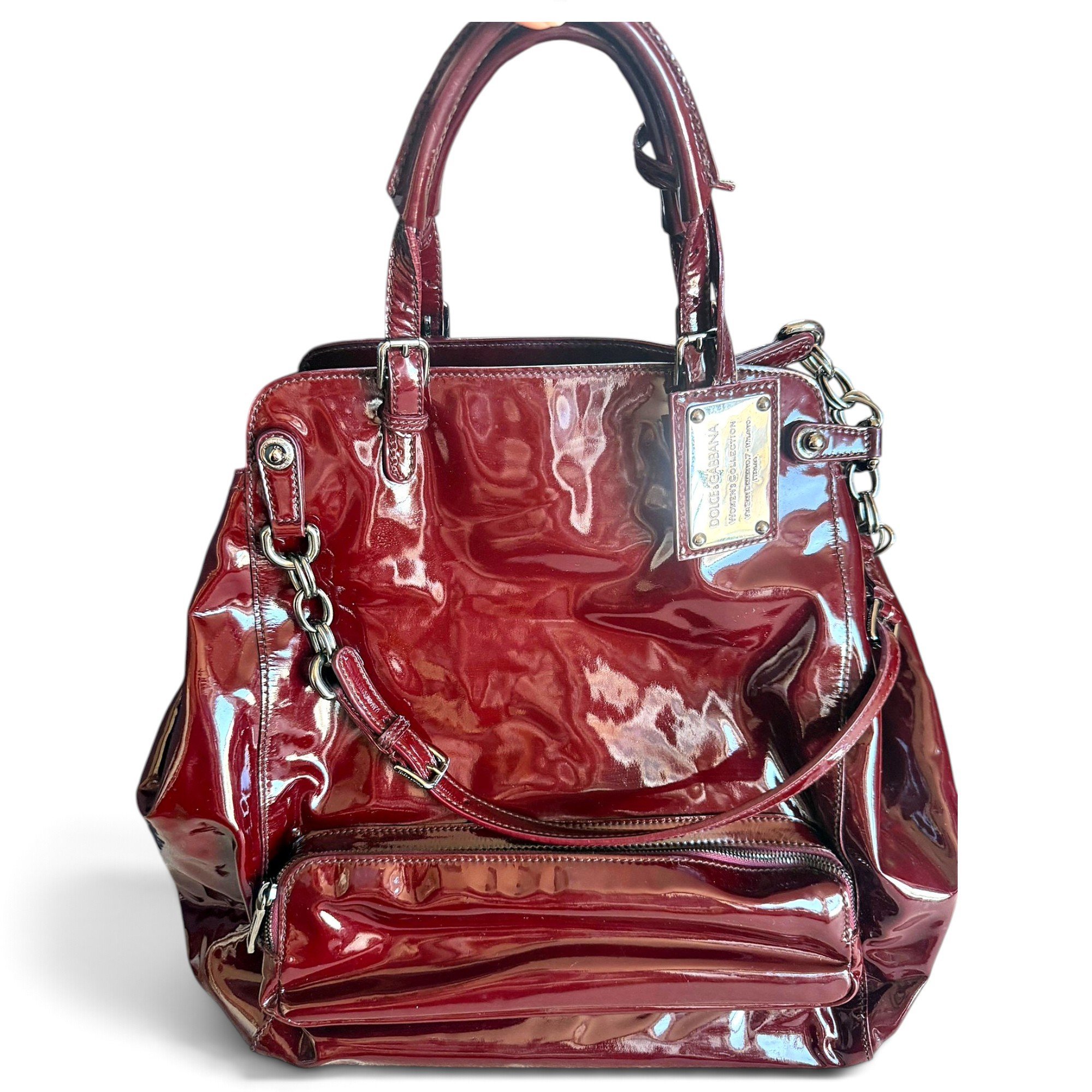 Leather tote