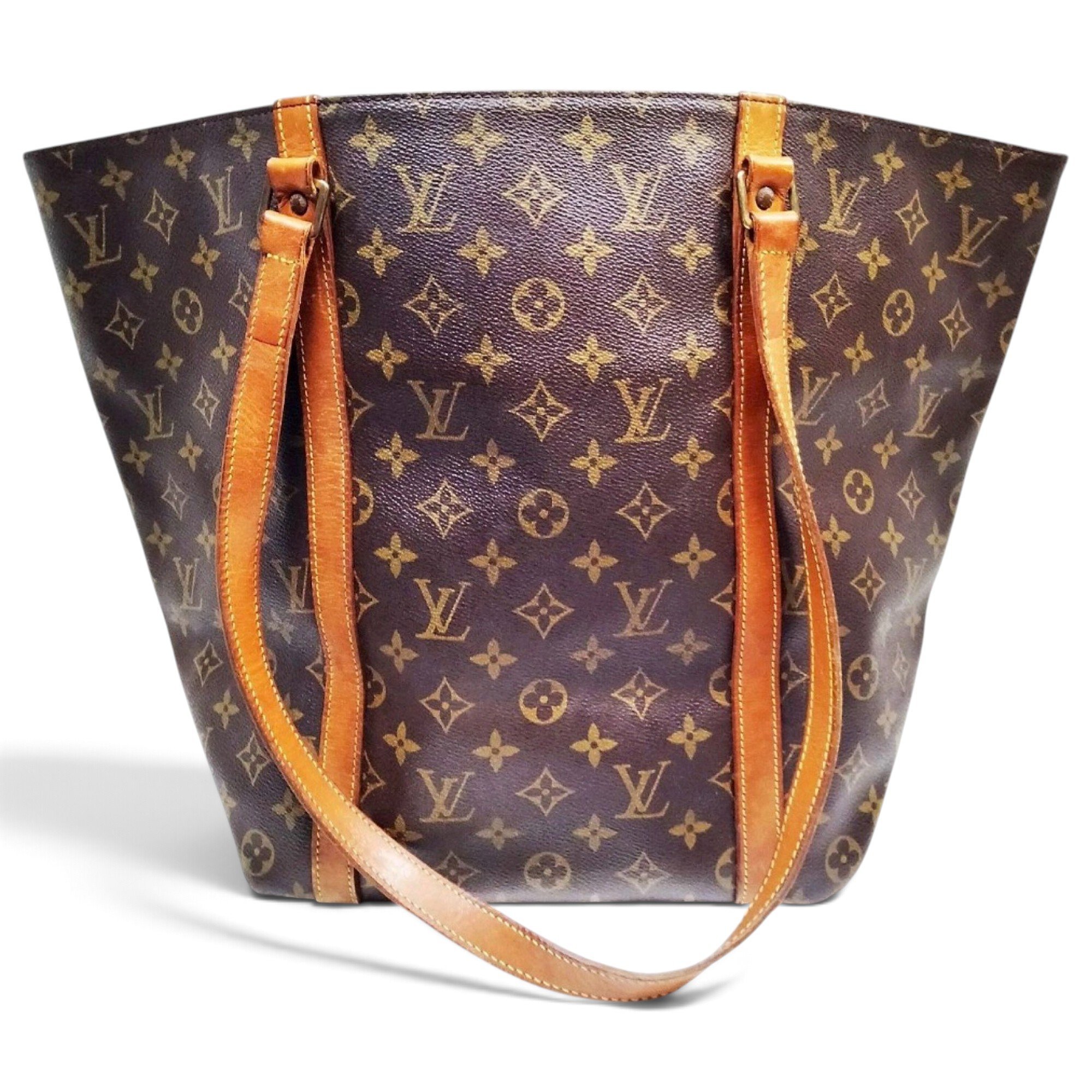 Shopping leather tote