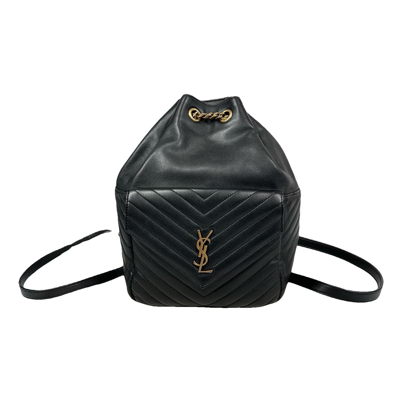 Leather backpack