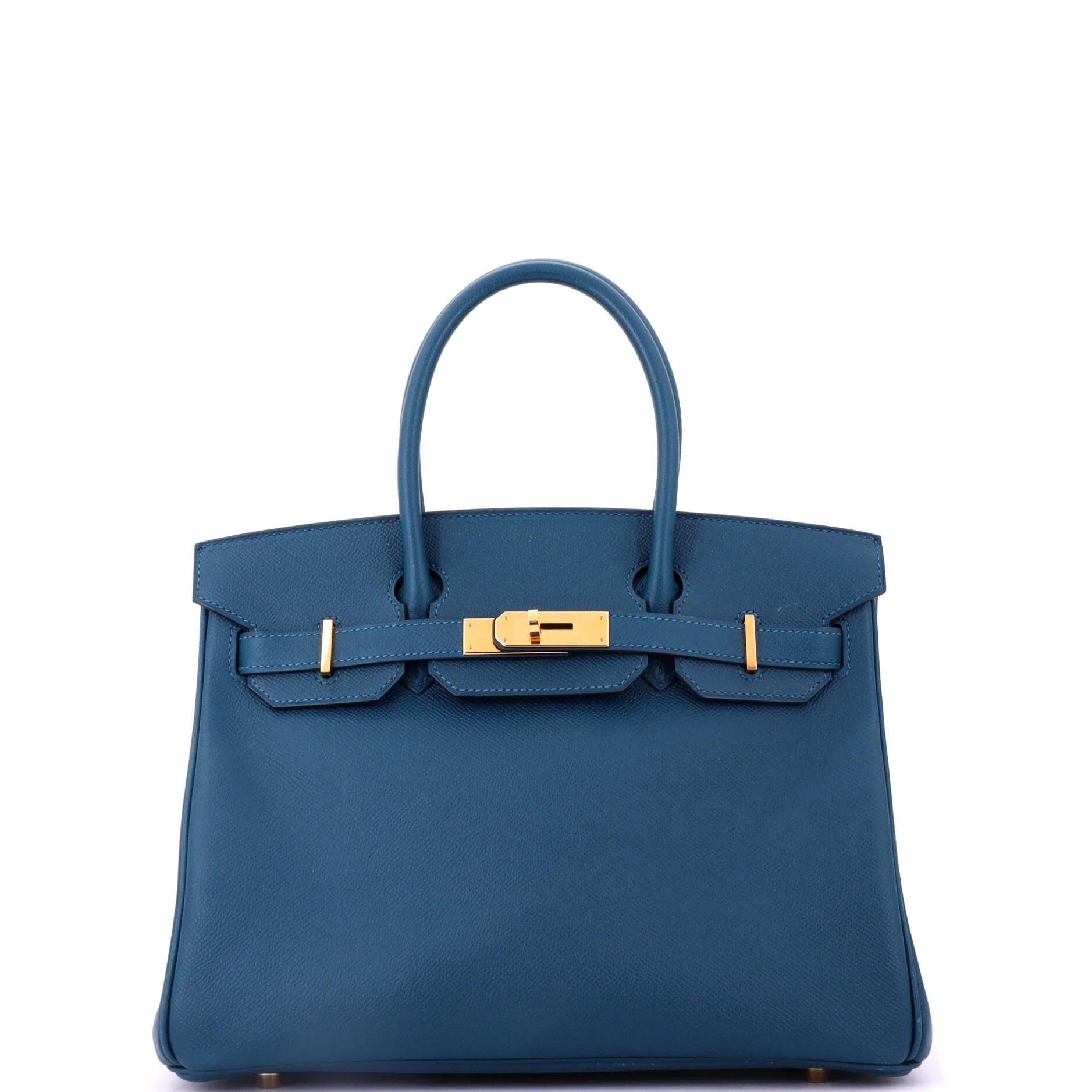 Hermes Birkin 30 Handbag Colvert Epsom Leather 2015