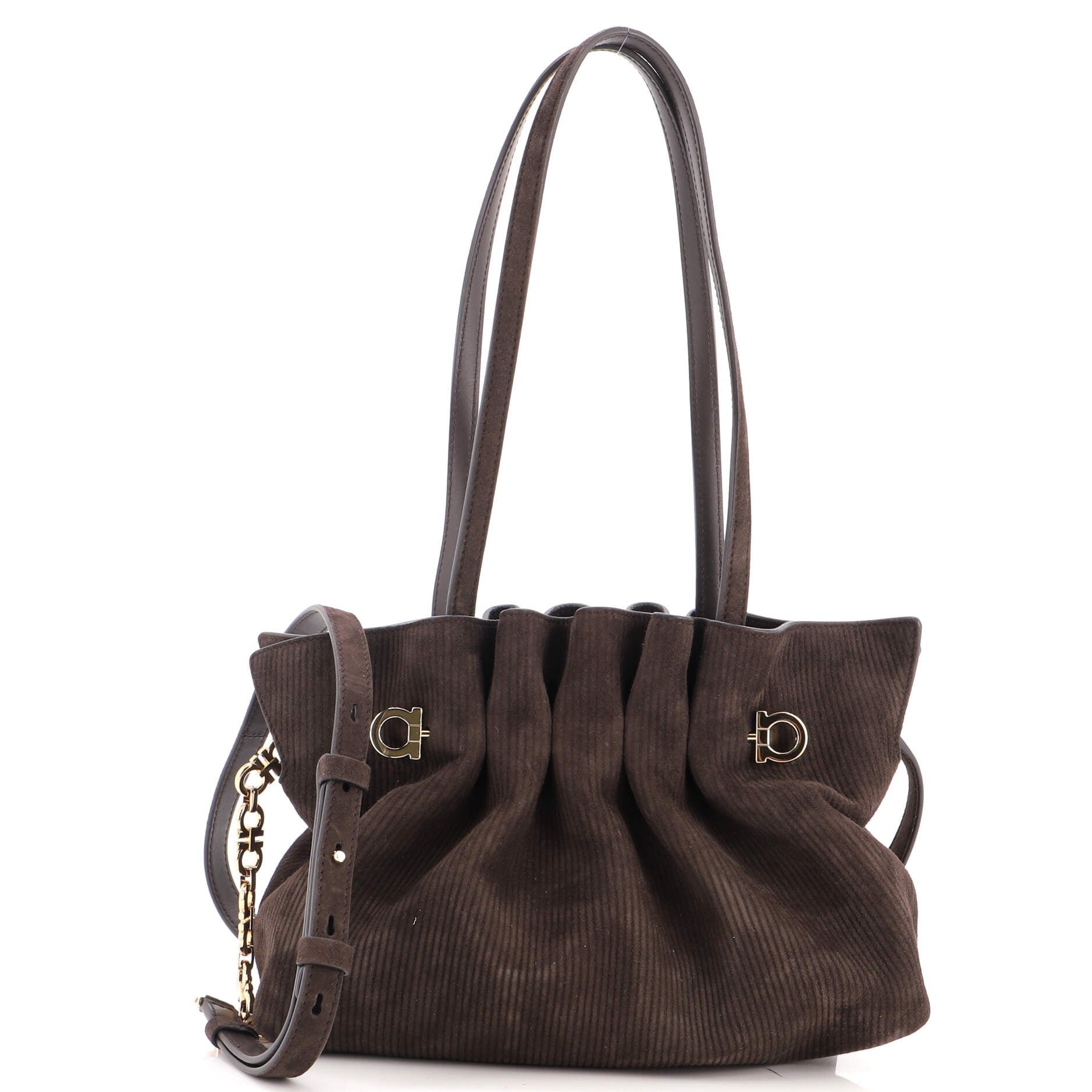 Piercing Shoulder Bag Suede Small