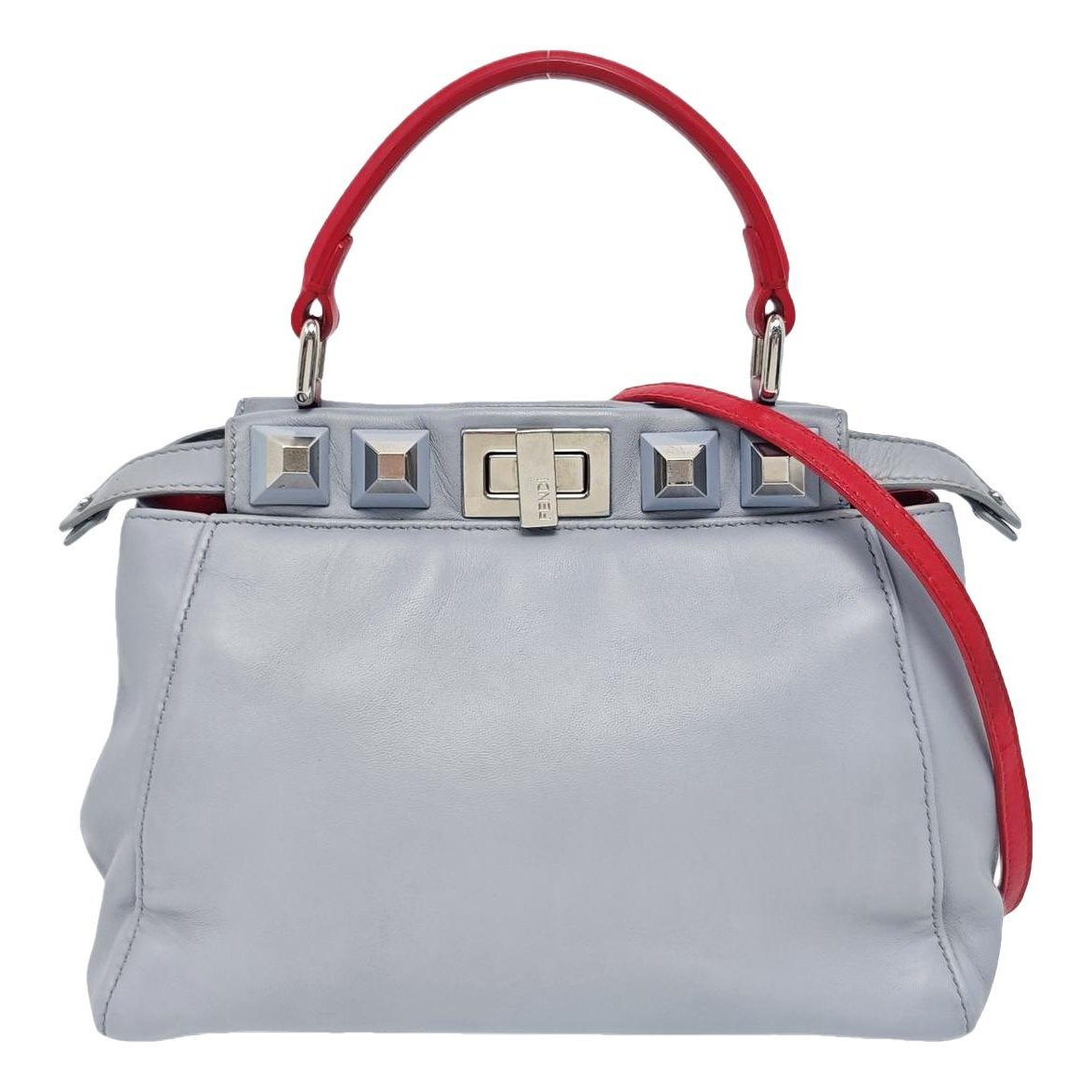 Peekaboo leather handbag