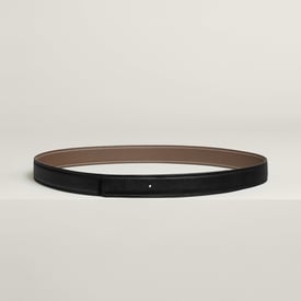 Reversible leather strap 24 mm