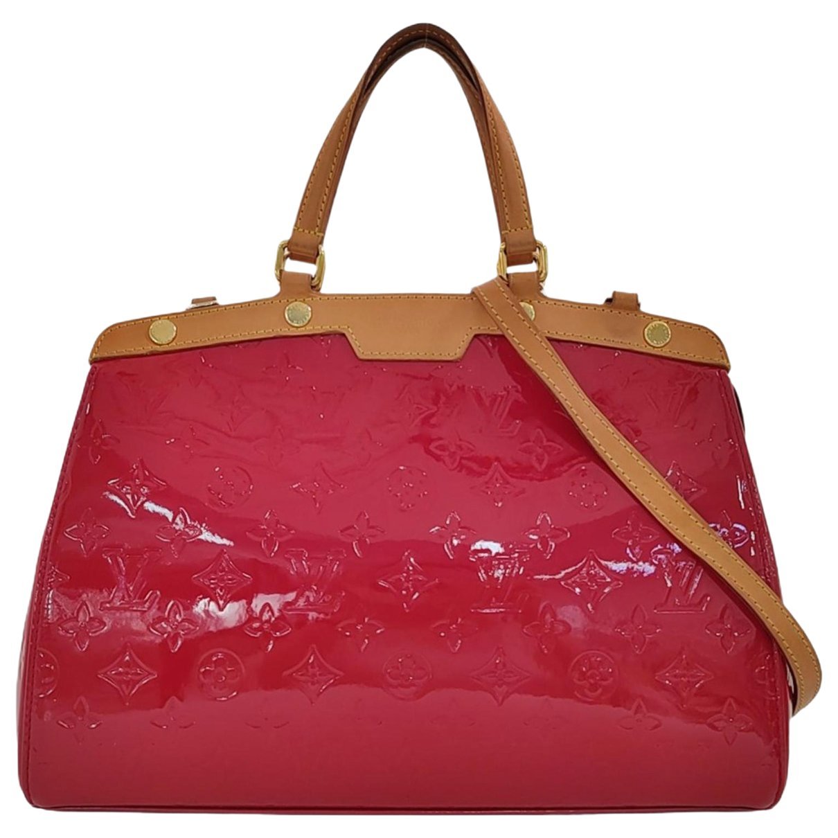 Bréa patent leather handbag