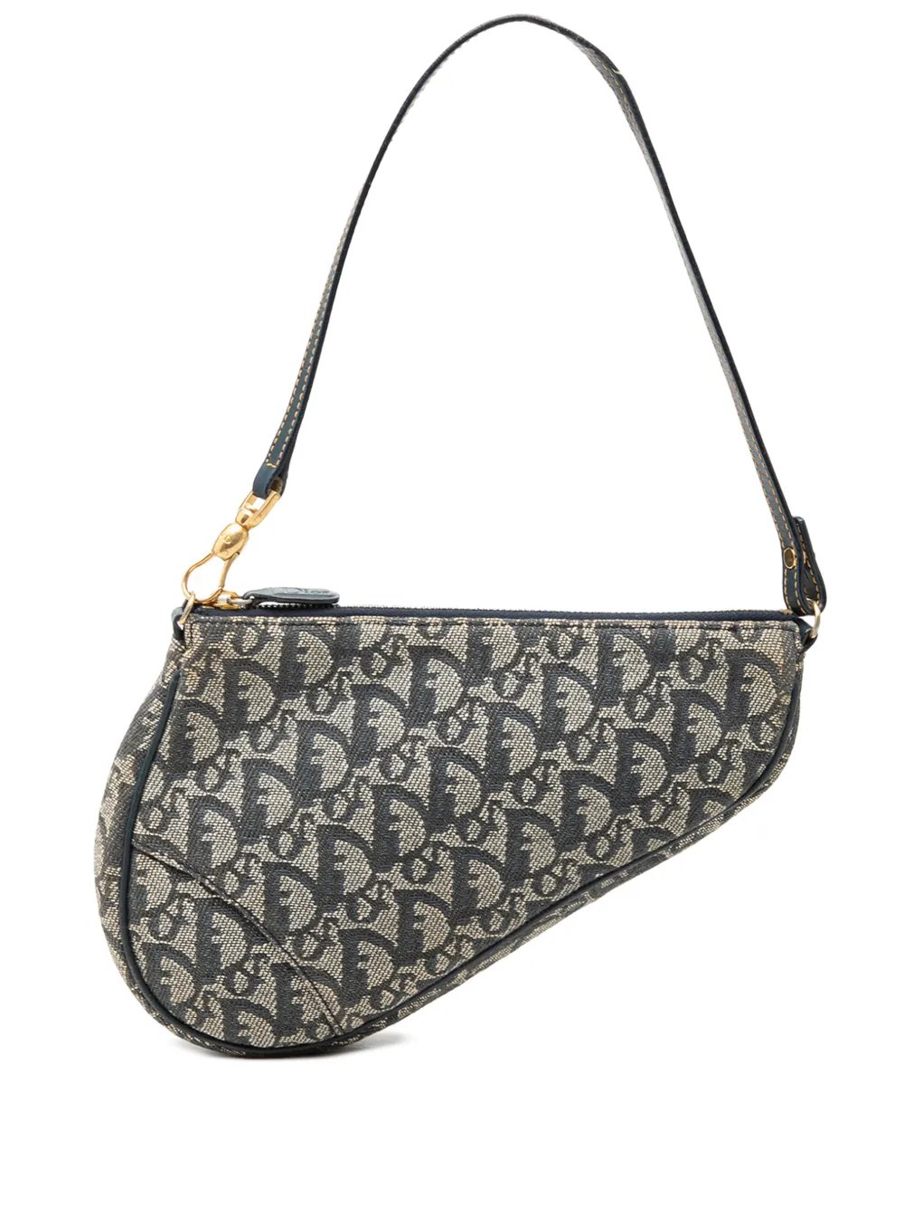 2001 Mini Diorissimo Canvas Saddle Pochette shoulder bag