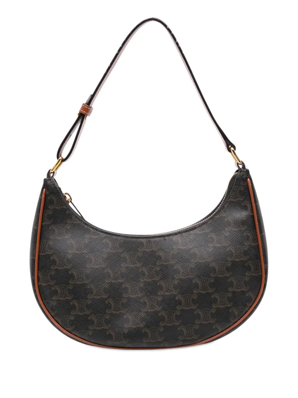 Celine 2022 Medium Triomphe Coated Canvas Ava shoulder bag