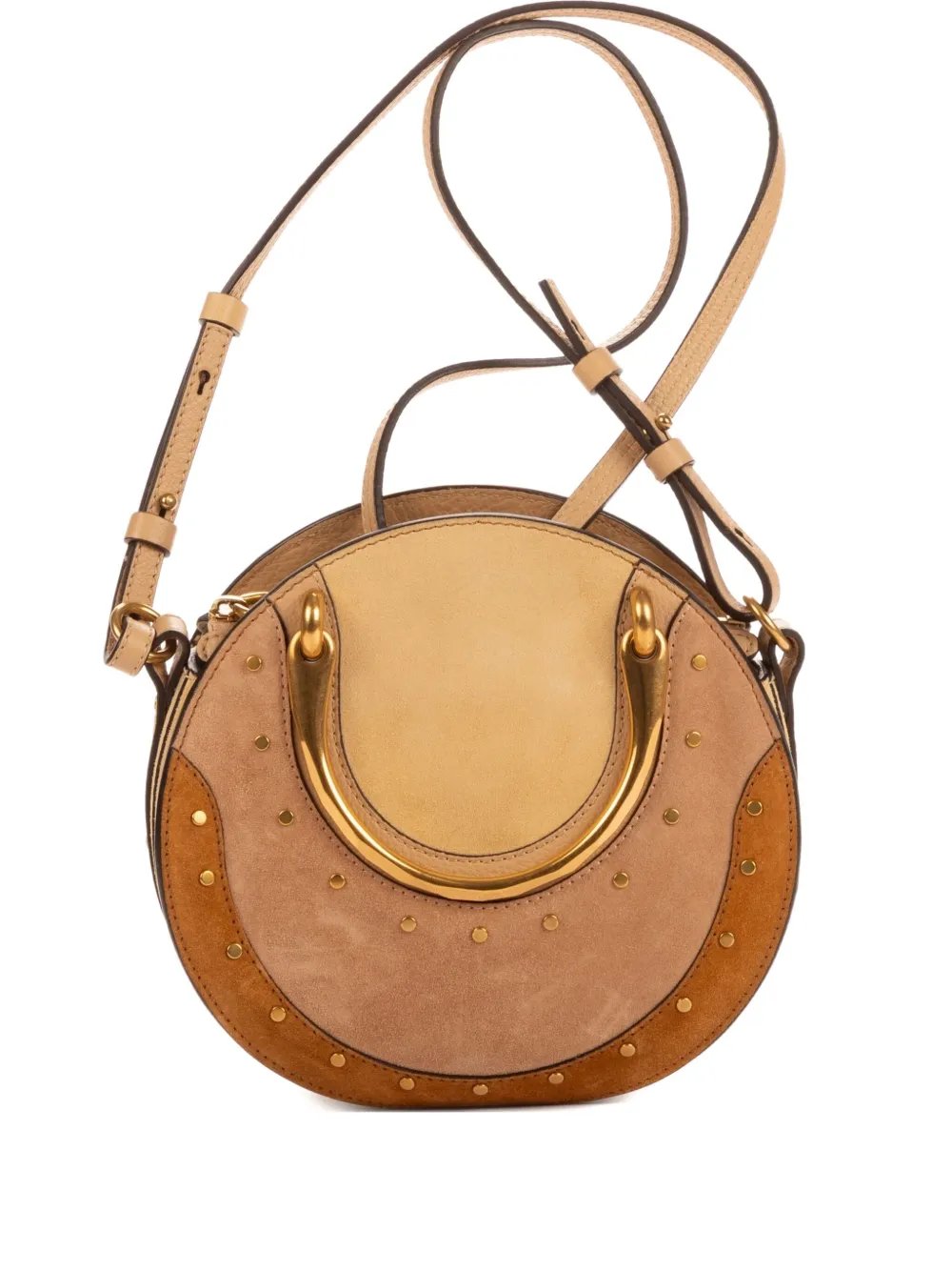 circular-shape shoulder bag