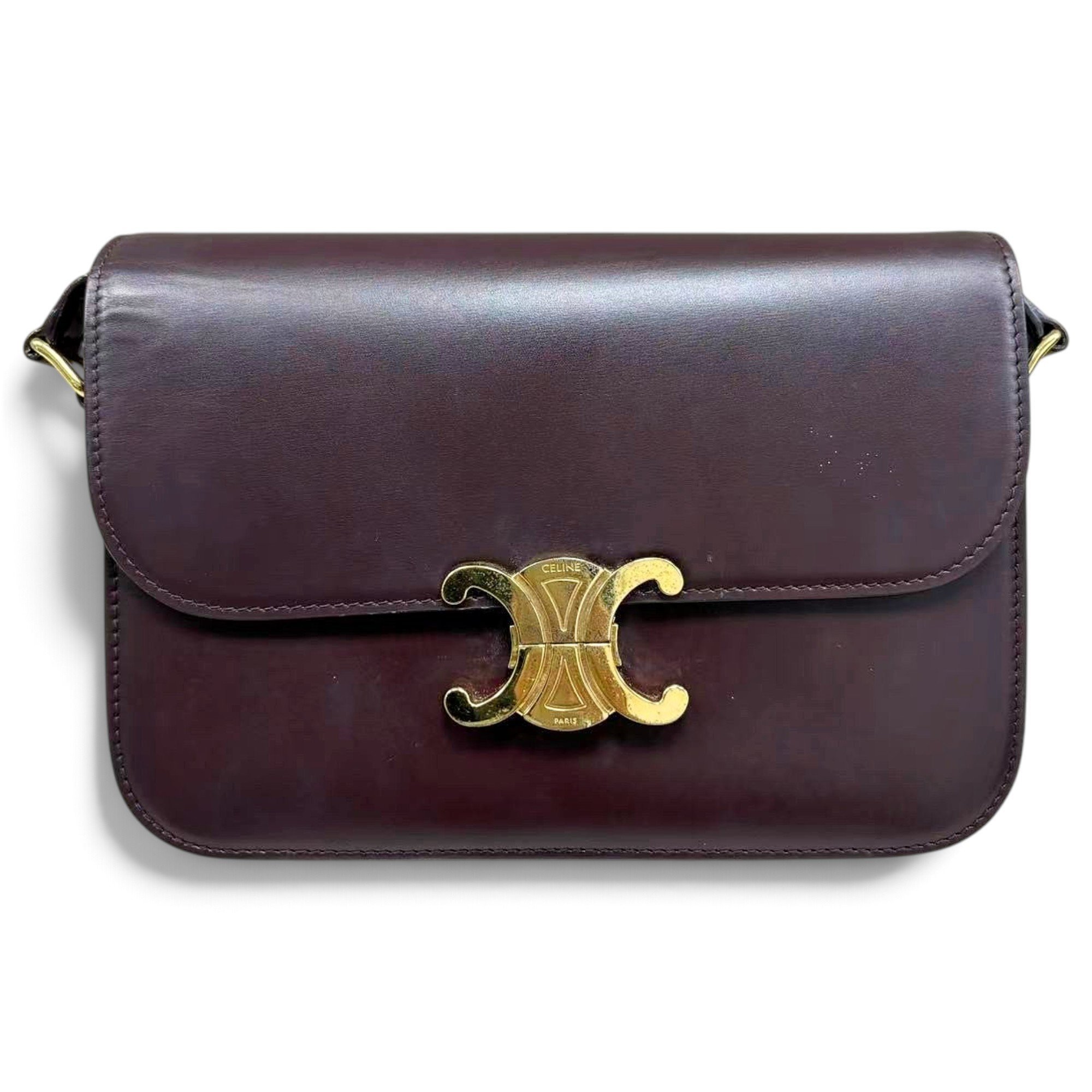 Triomphe leather handbag
