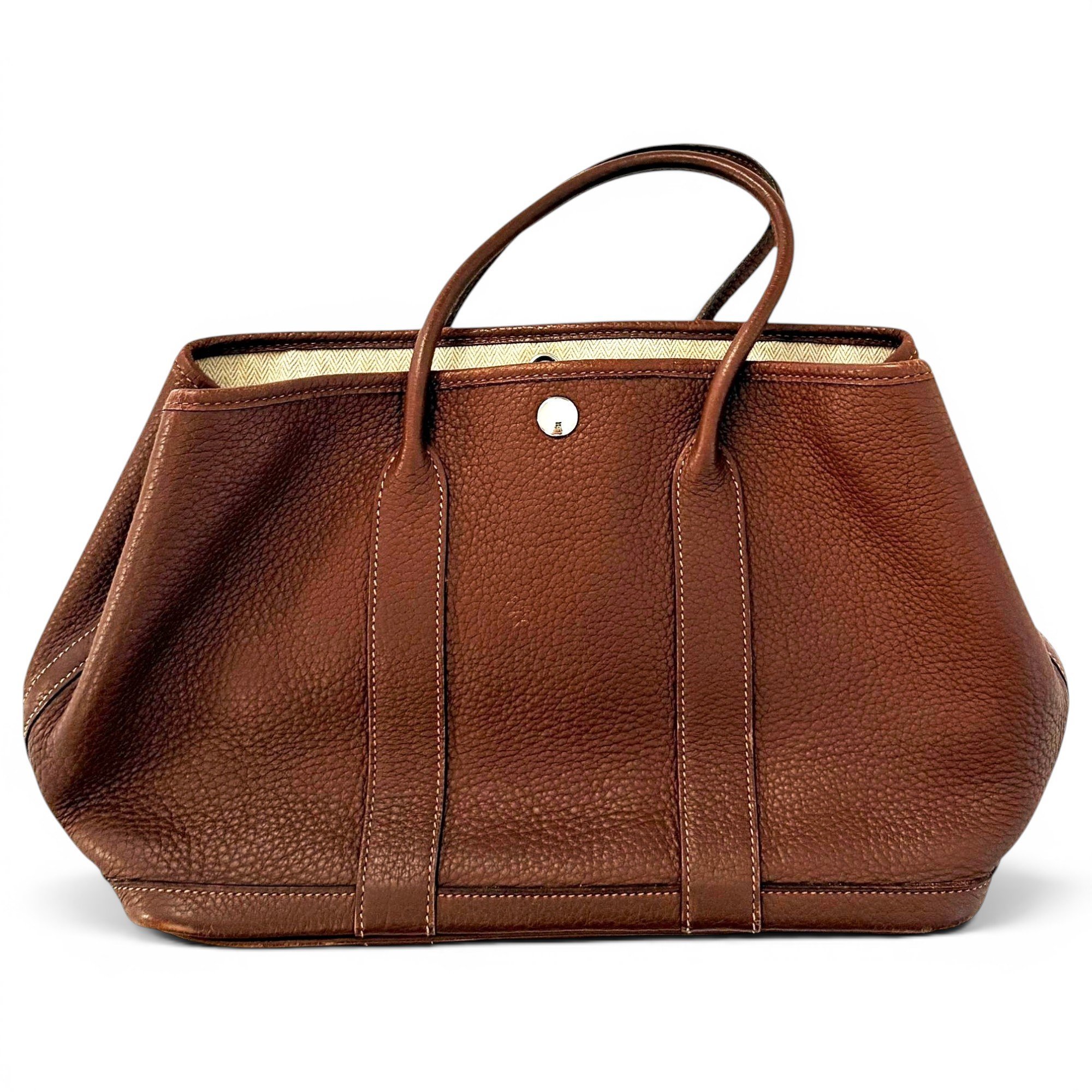 Garden Party leather handbag