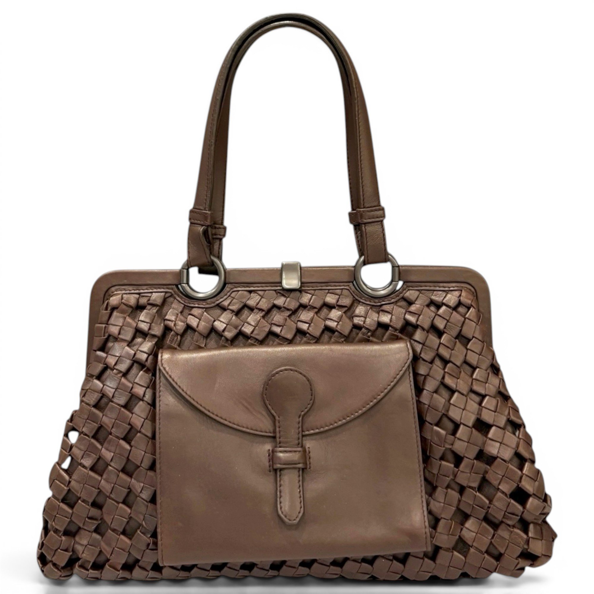 Leather handbag