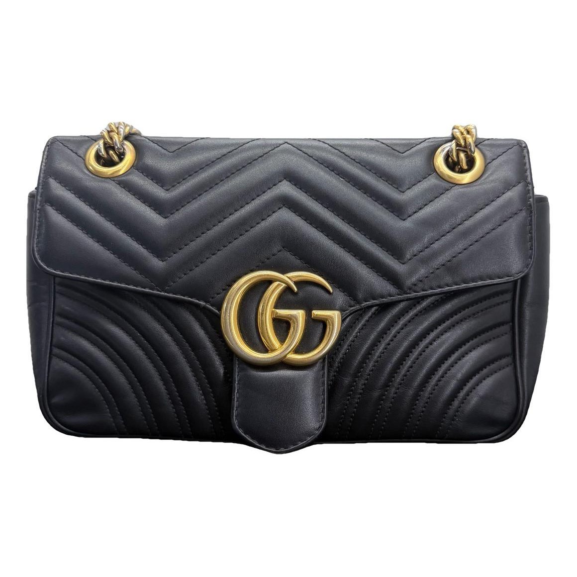 GG Marmont Flap leather handbag