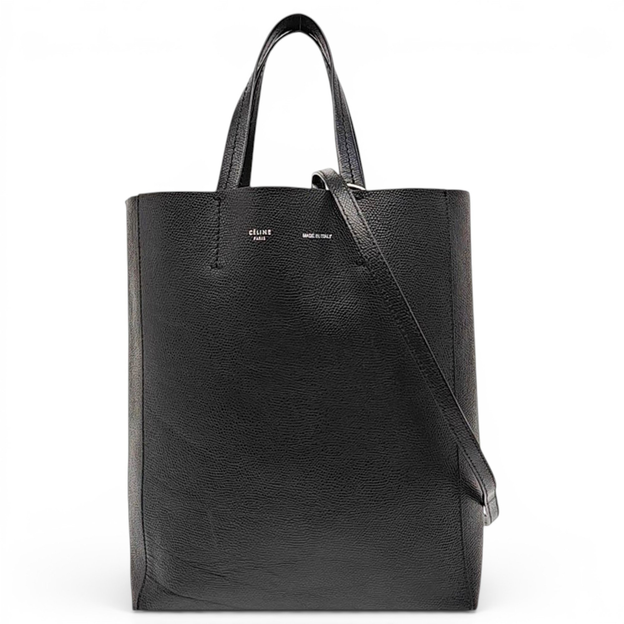 Cabas leather handbag
