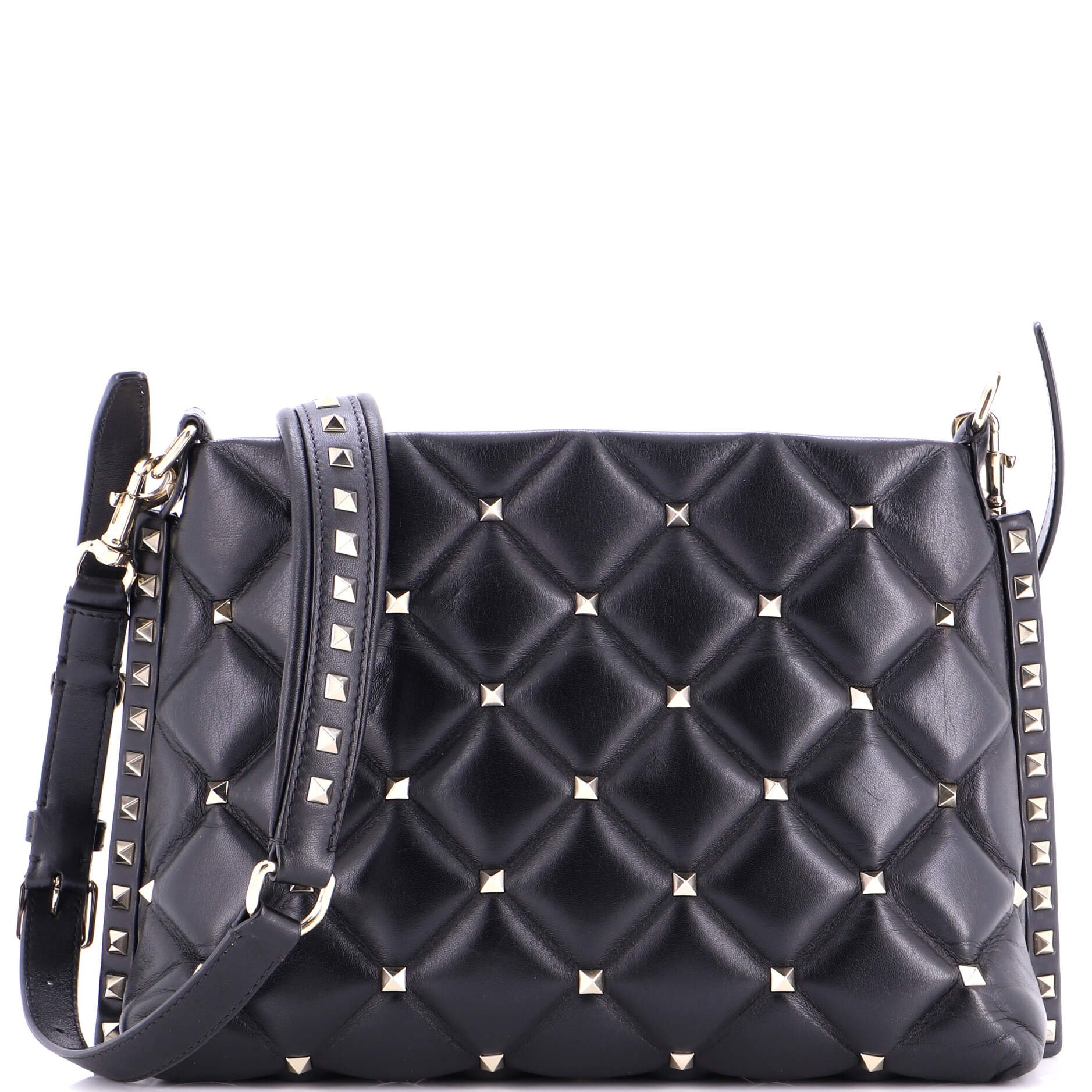 Valentino Garavani Candystud Messenger Bag Leather Large
