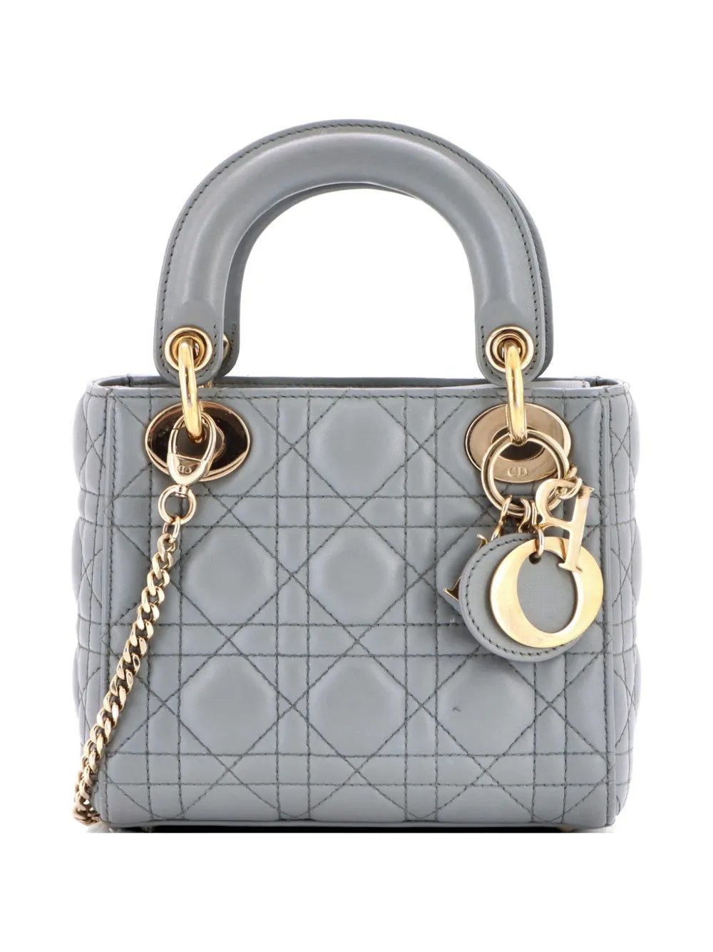 Lady Dior Chain Bag Cannage Quilt Lambskin Mini satchel