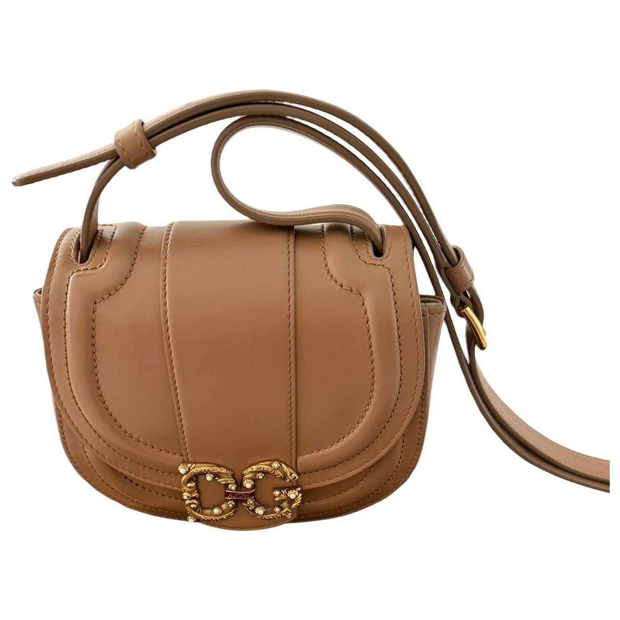 Dolce & Gabbana DG Amore leather crossbody bag