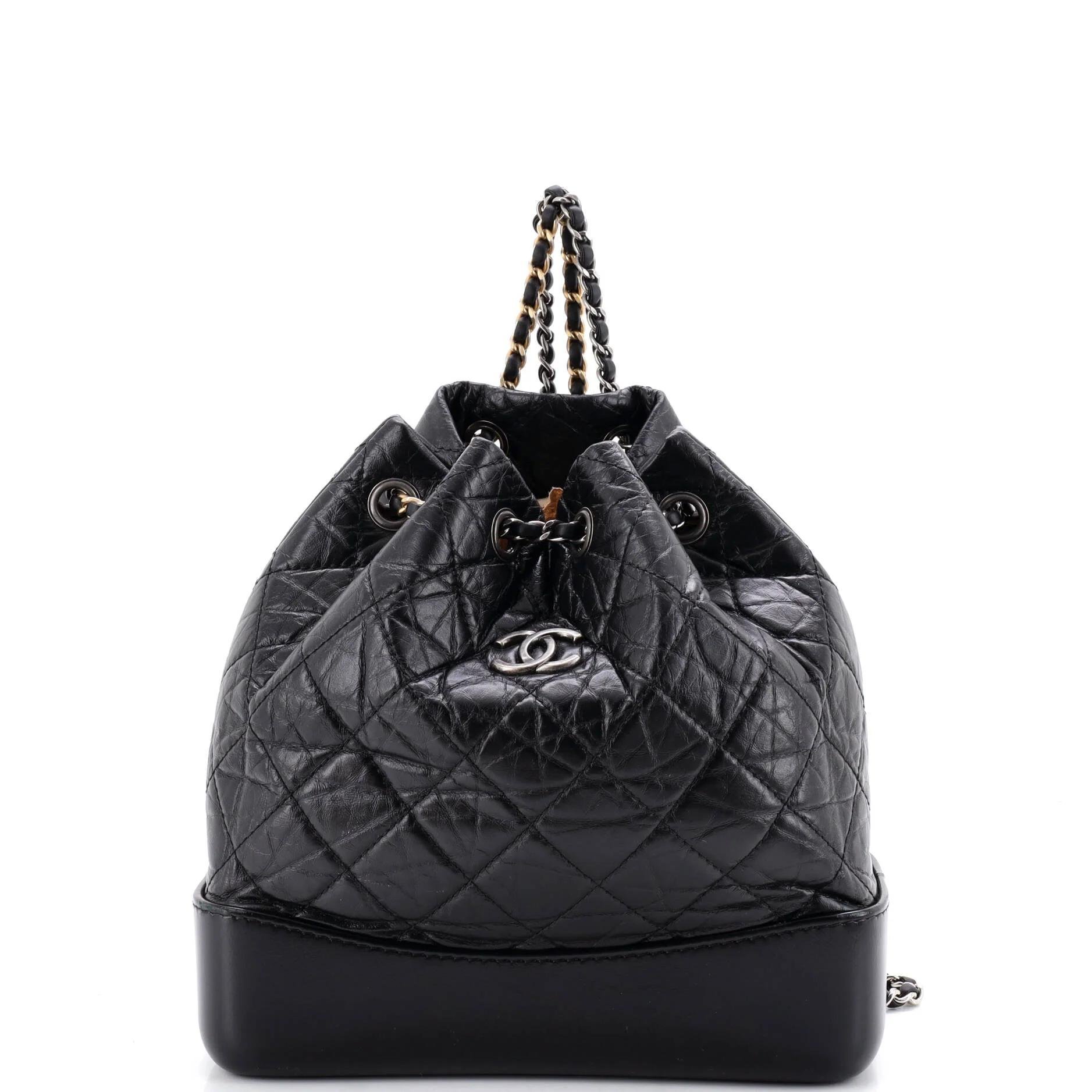 Leather backpack