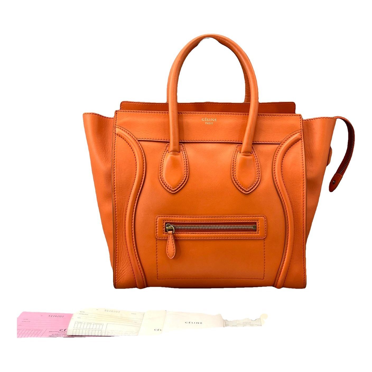Luggage leather handbag