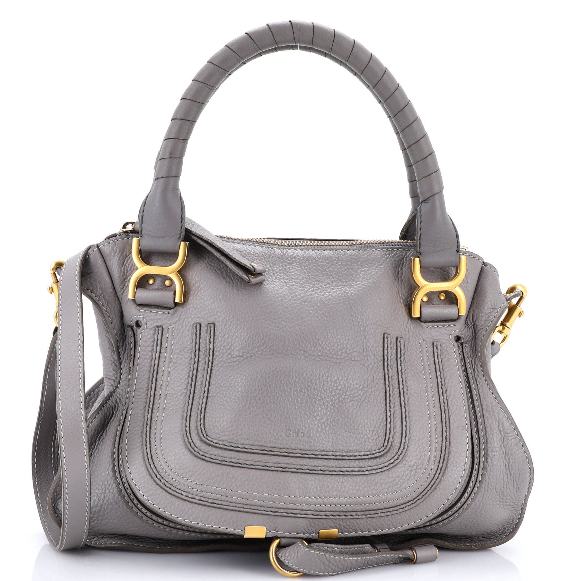 Marcie Satchel Leather Medium