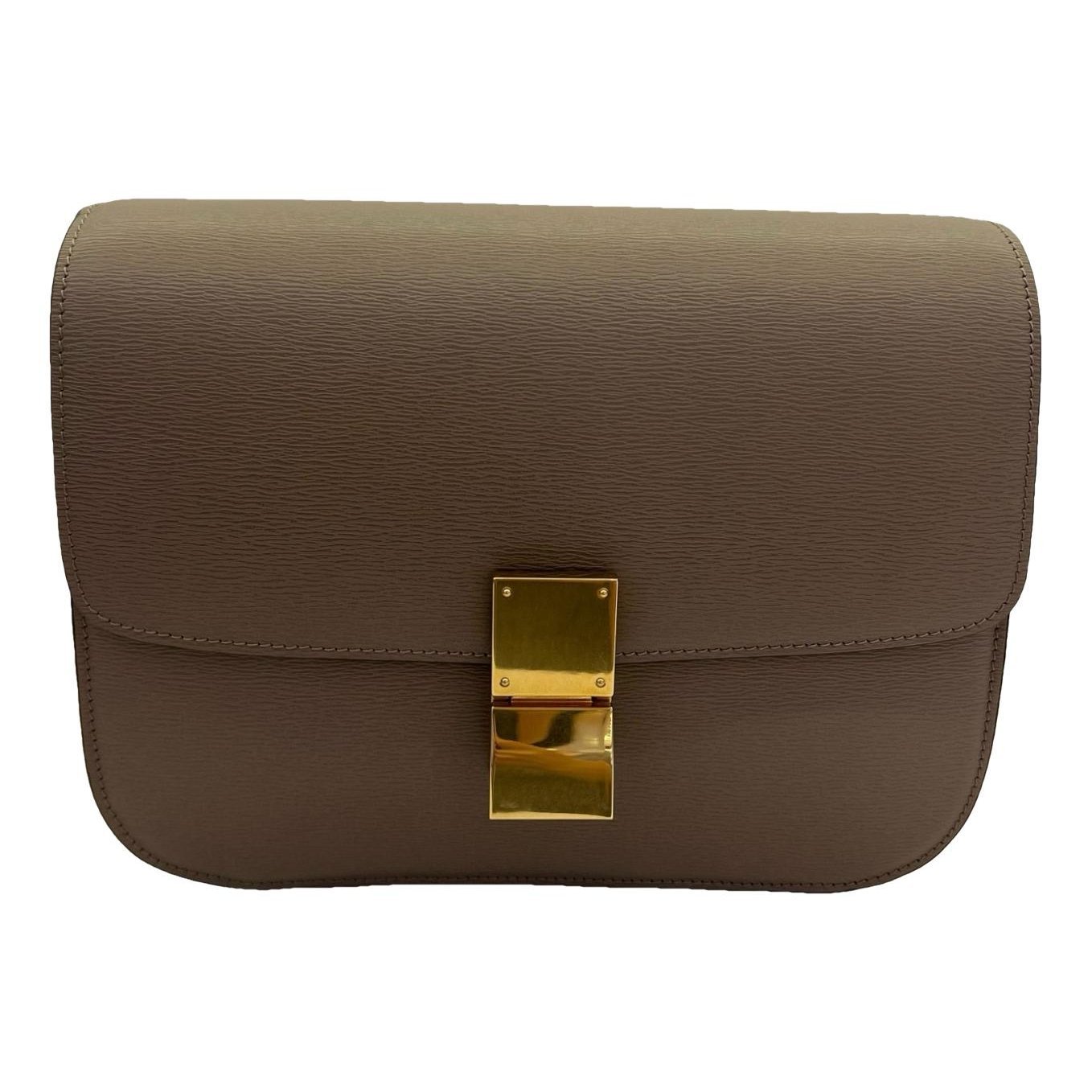 Classic leather crossbody bag