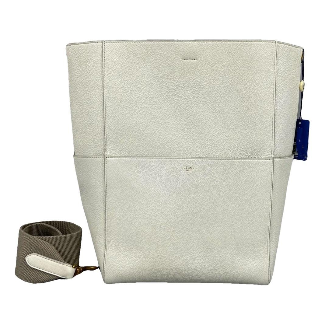 Seau Sangle leather handbag